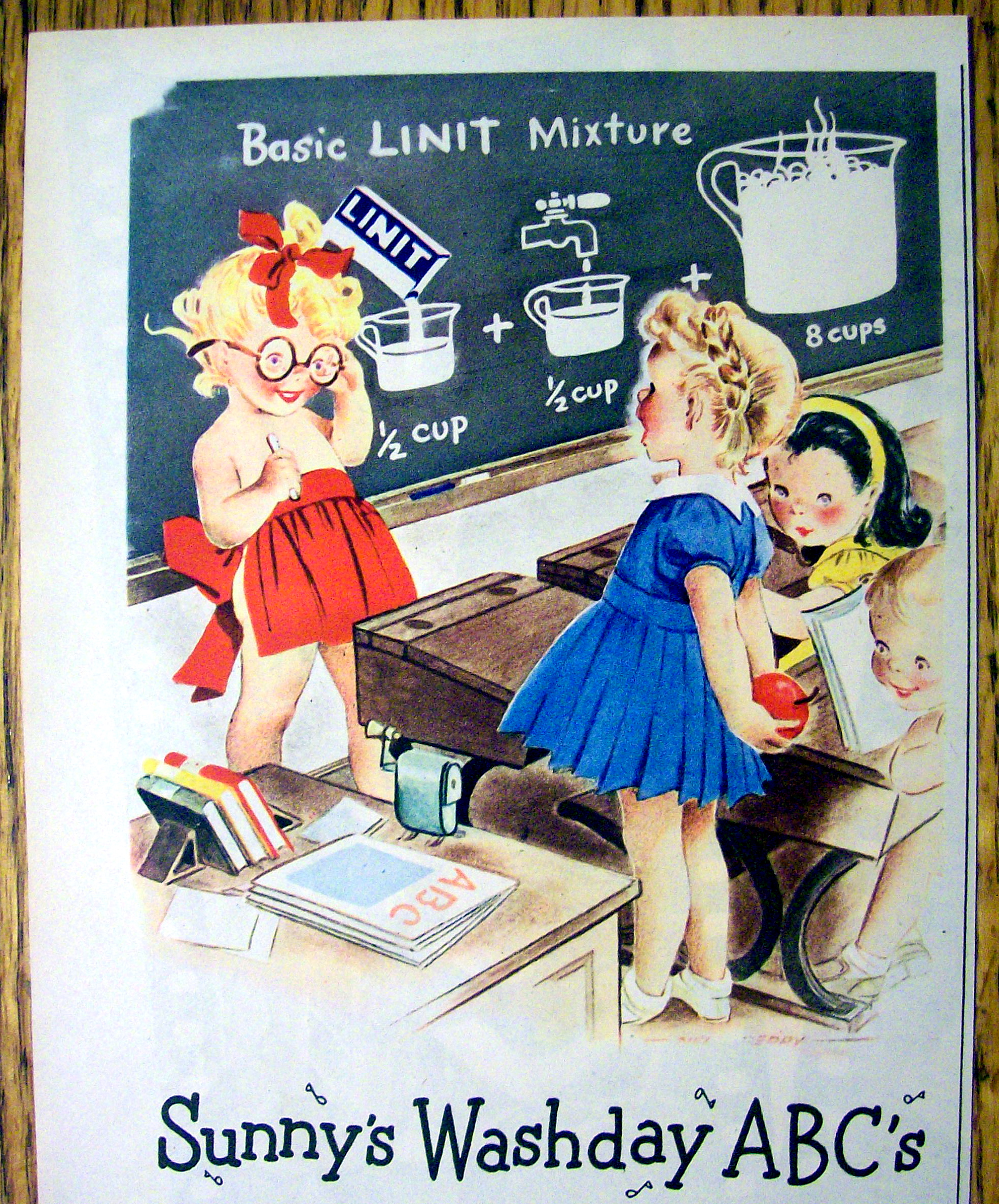 1945 Linit Laundry Starch