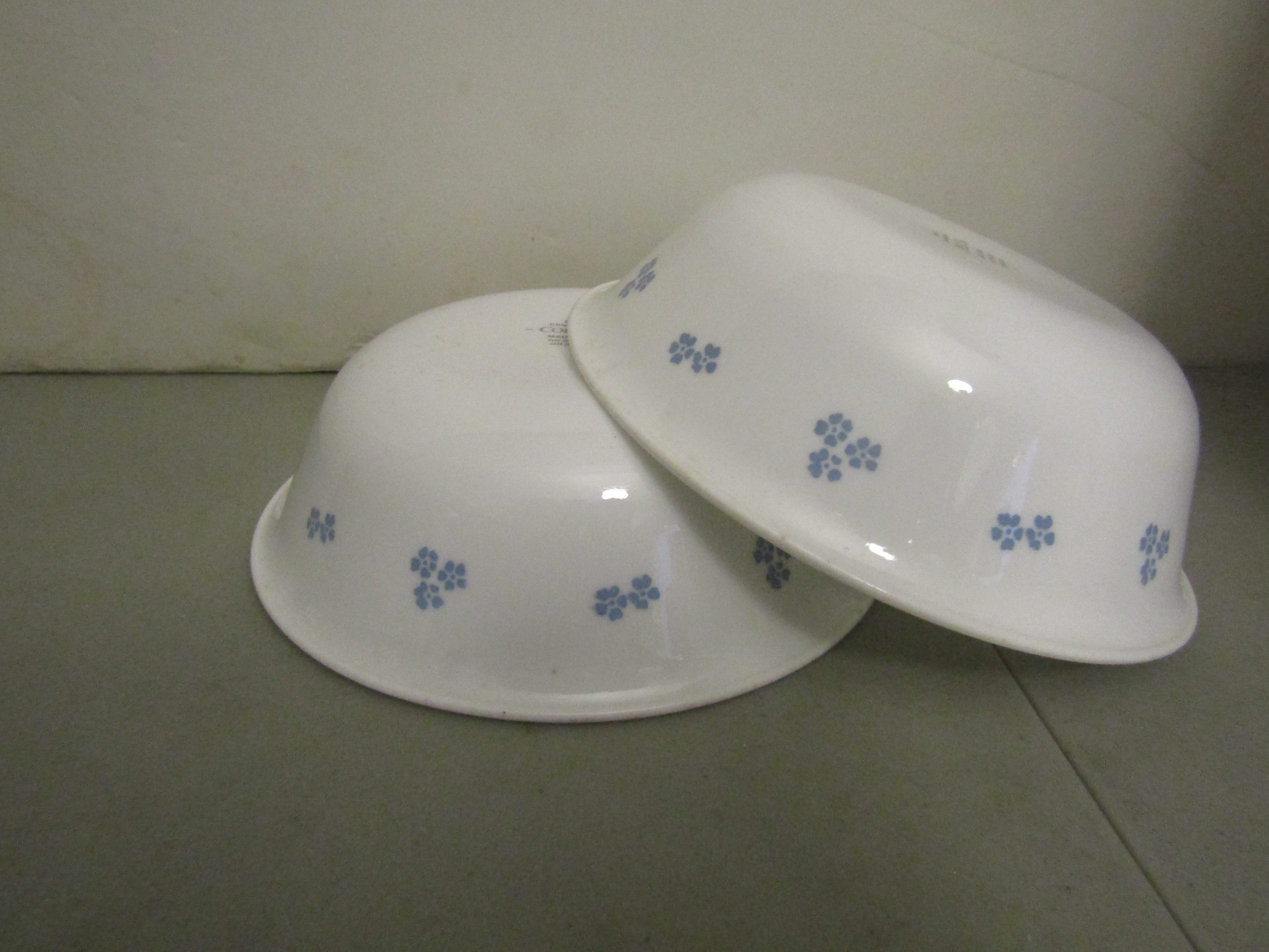 Vintage Corelle Provincial Blue Cereal Bowl Set