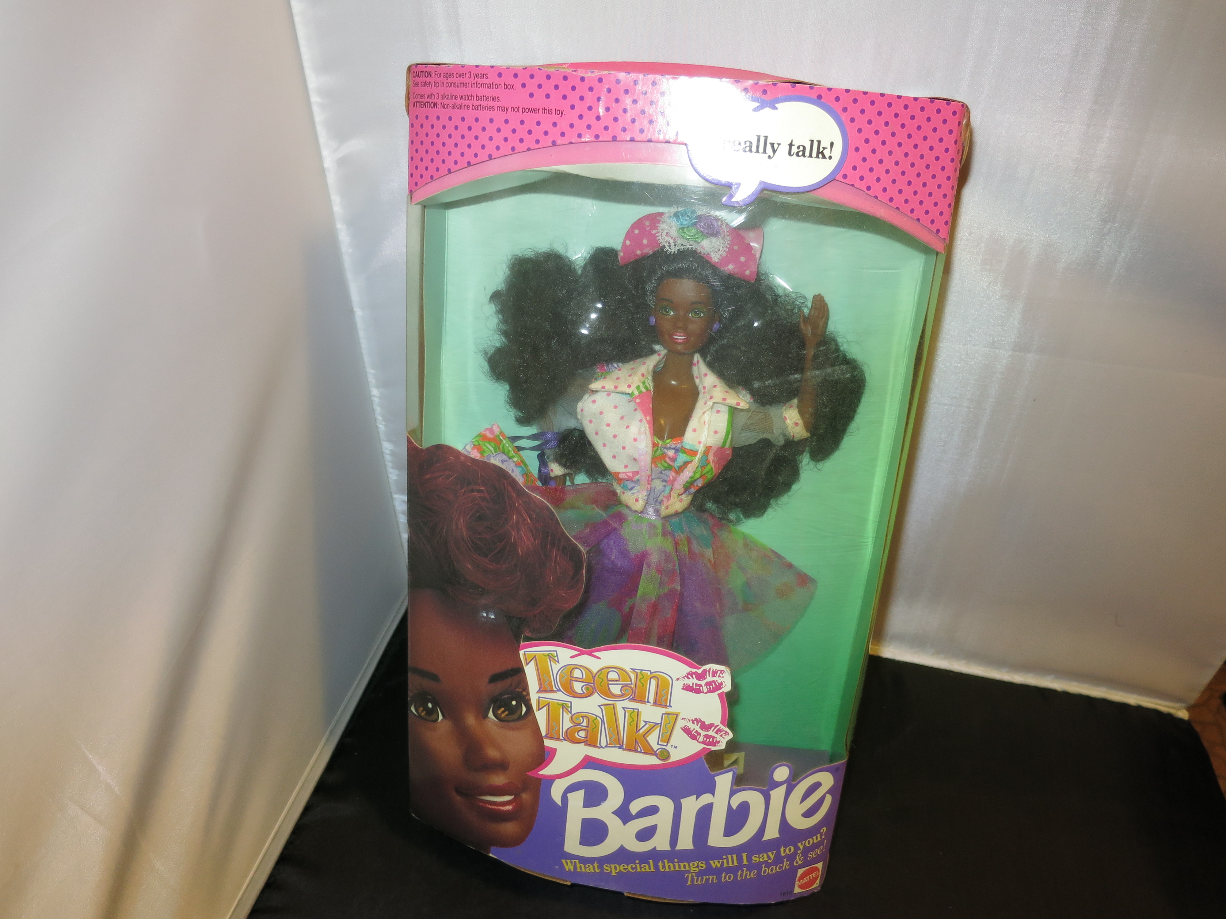 African American Teen Talk Barbie Doll Mattel 1991