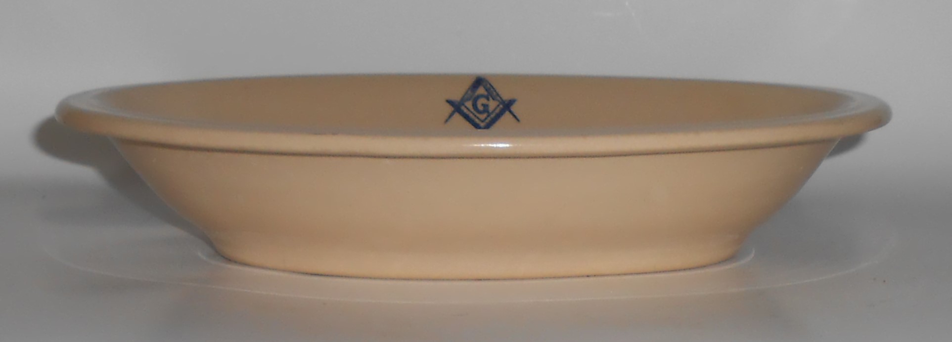 Buffalo Restaurant Ware China Masonic Freemason Oval Ve