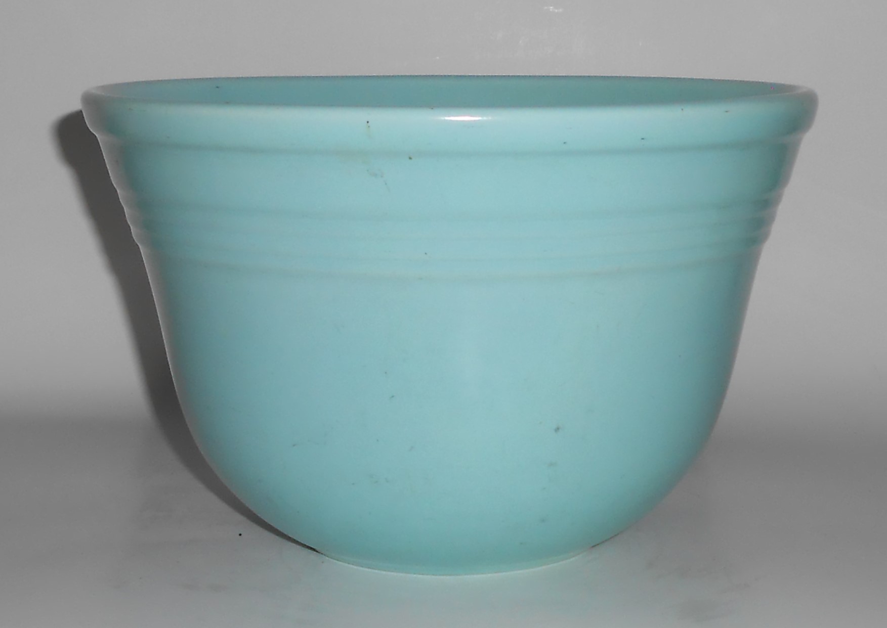 Metlox Pottery Mission Bell Satin Turquoise Bands Mixin