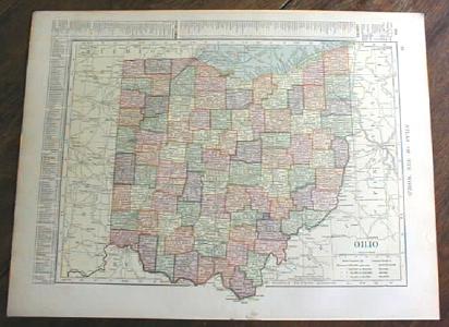 1904 Map Maryland Delaware Ohio