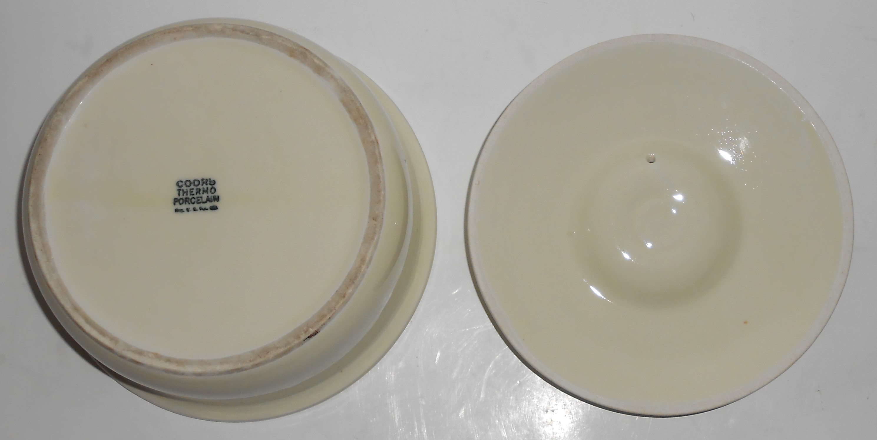 Coors Pottery Open Window Straight Casserole W/Lid
