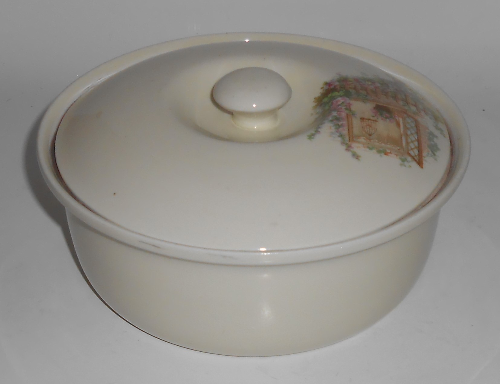 Coors Pottery Open Window Straight Casserole W/Lid
