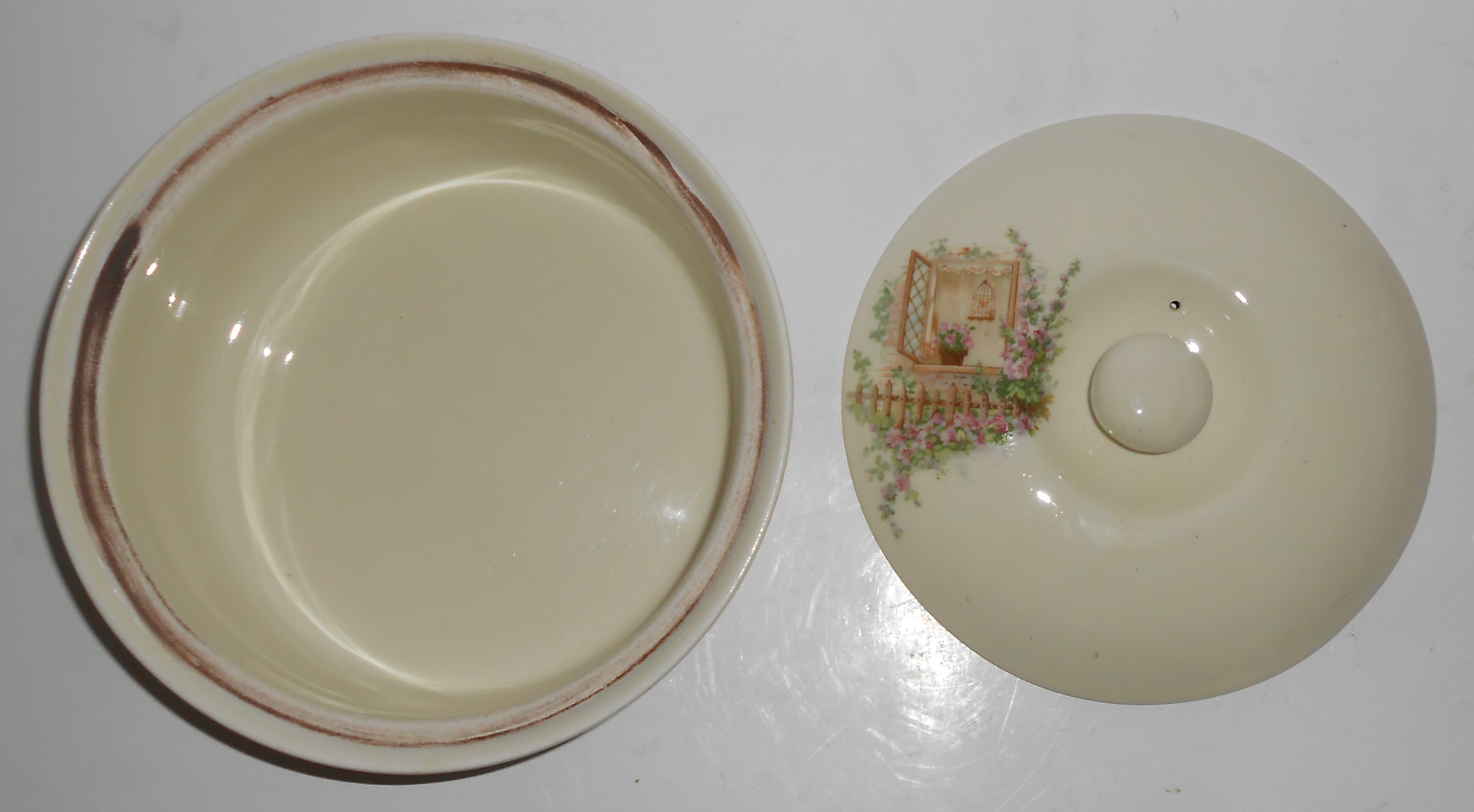 Coors Pottery Open Window Straight Casserole W/Lid