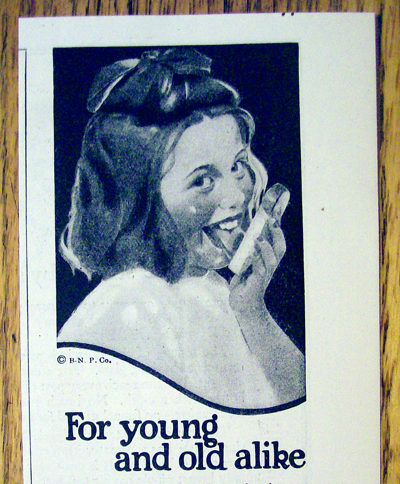 1924 Beech-Nut Peanut Butter with Girl Licking Bread