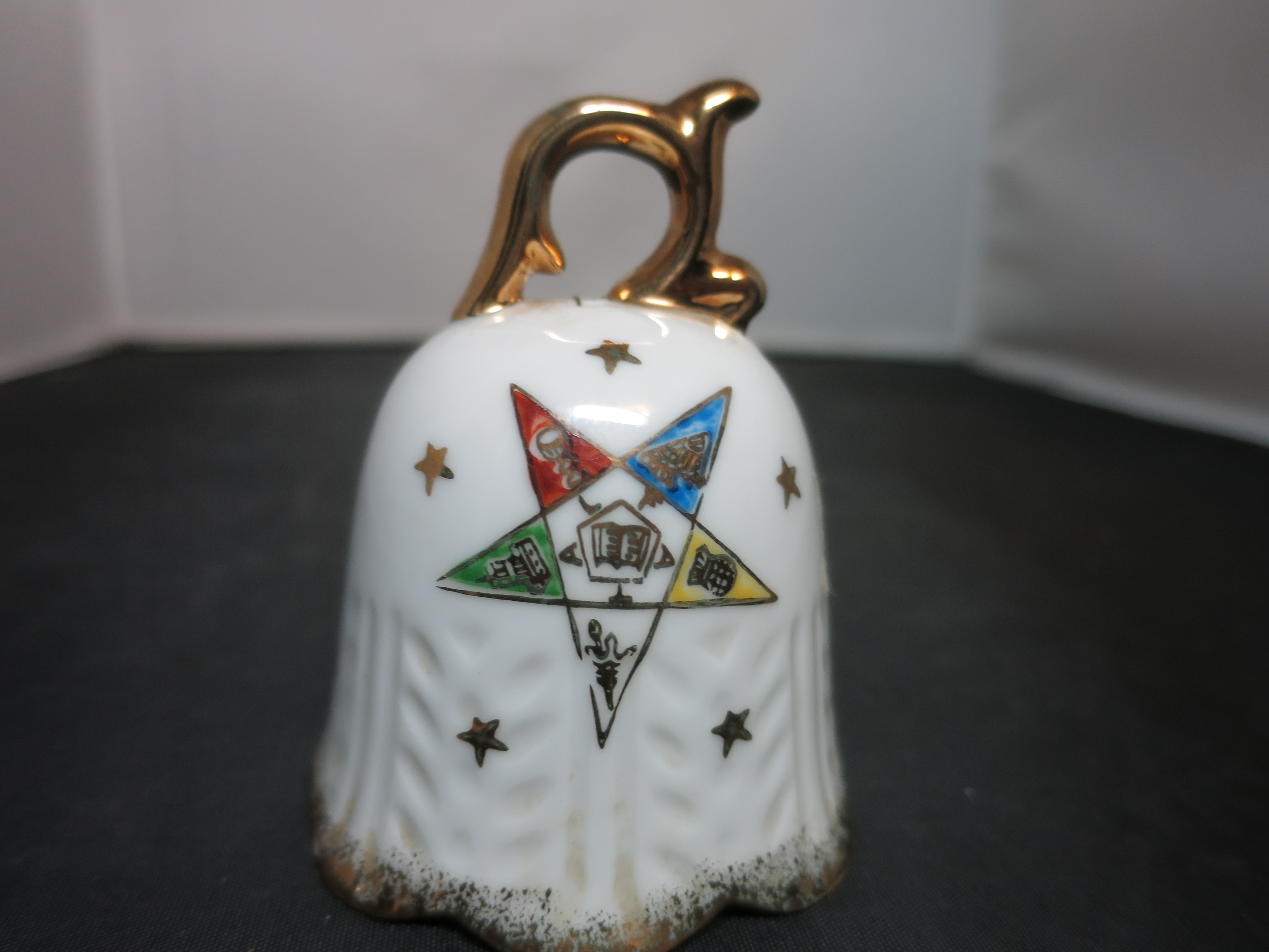 Vintage Eastern Star China Bell Fraternal Memorabilia