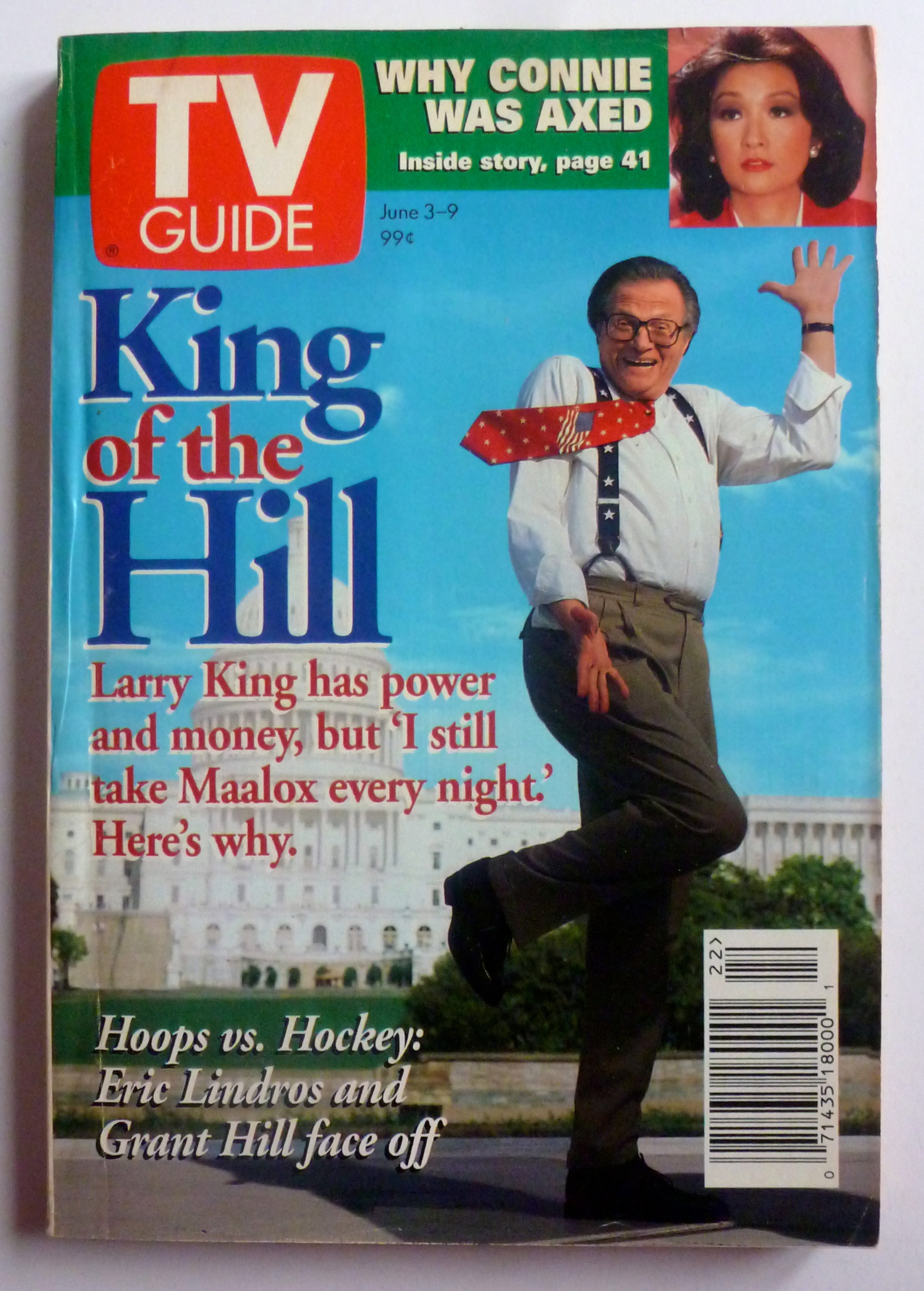 TV Guide-June 3-9, 1995-King Of The Hill: Larry King
