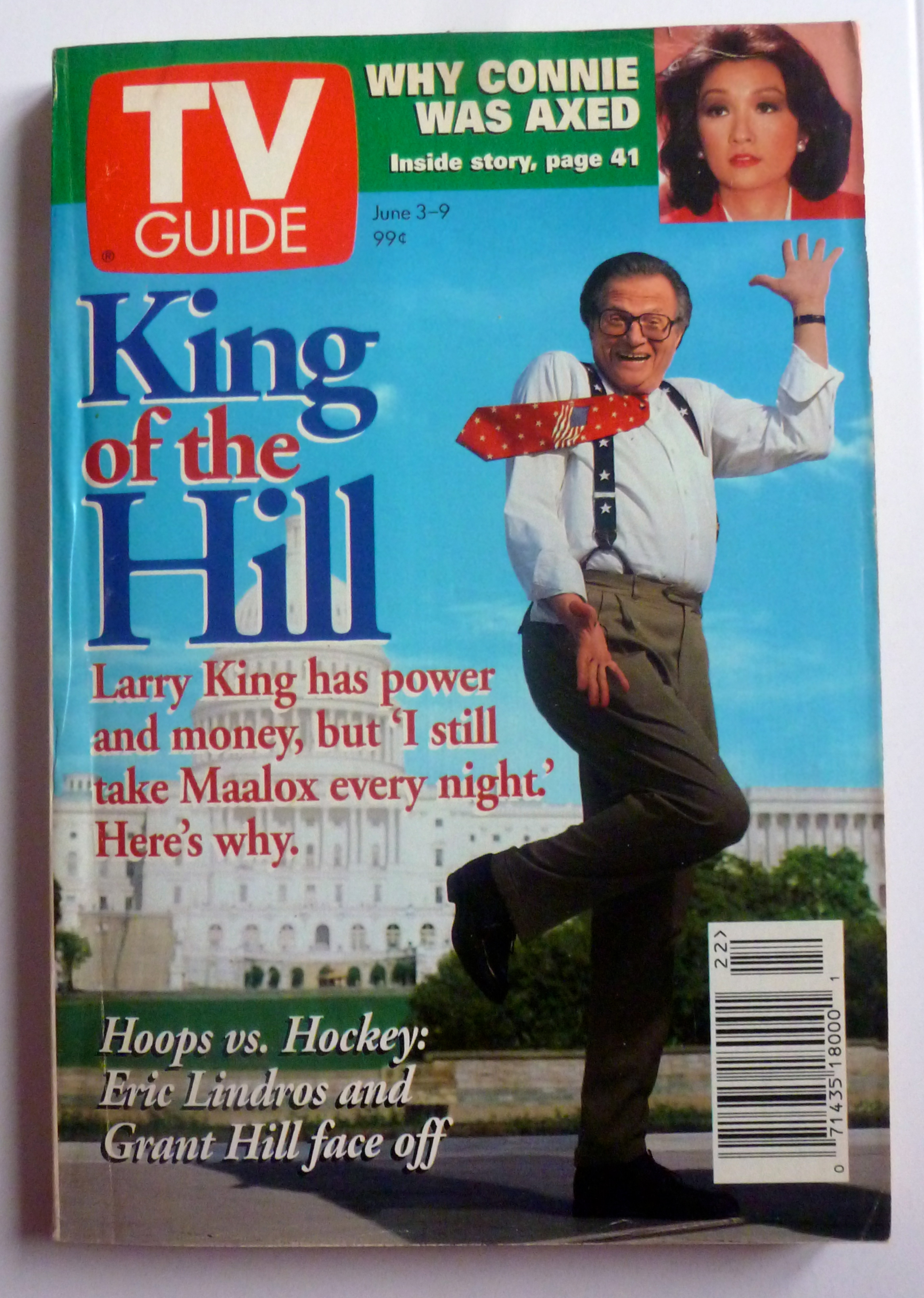 TV Guide-June 3-9, 1995-King Of The Hill: Larry King