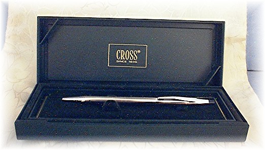 Cross Pen Silver Chrome In Original Box