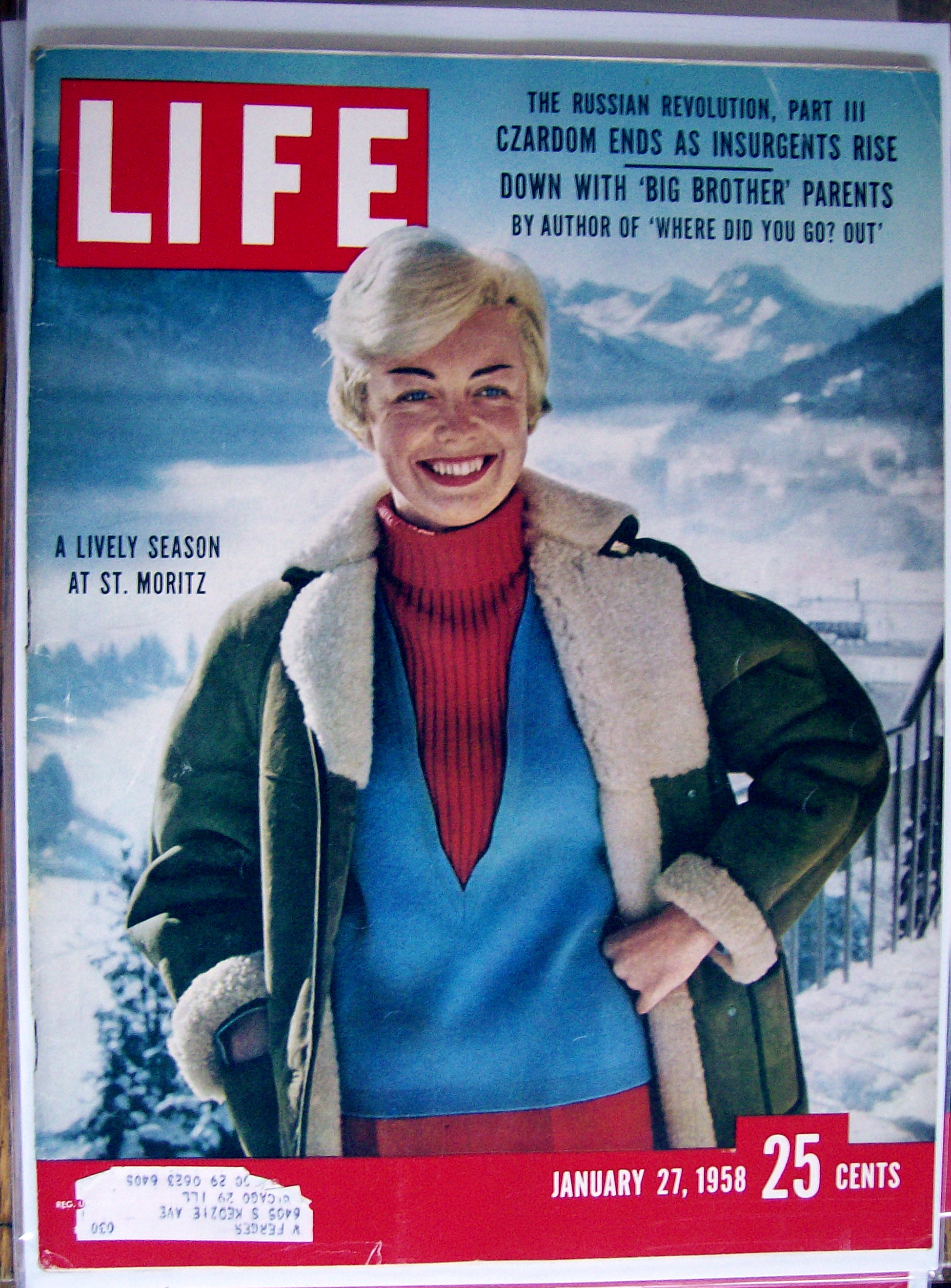 Life Magazine - January 27, 1958 - St. Moritz