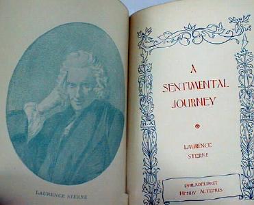 Sentimental Journey by Laurence Sterne 1842
