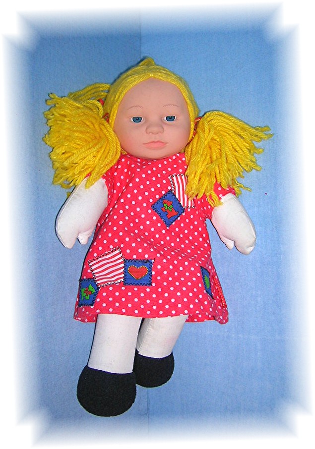 14 Inch Gold Wool Hair ANNE GEDDES DOLL