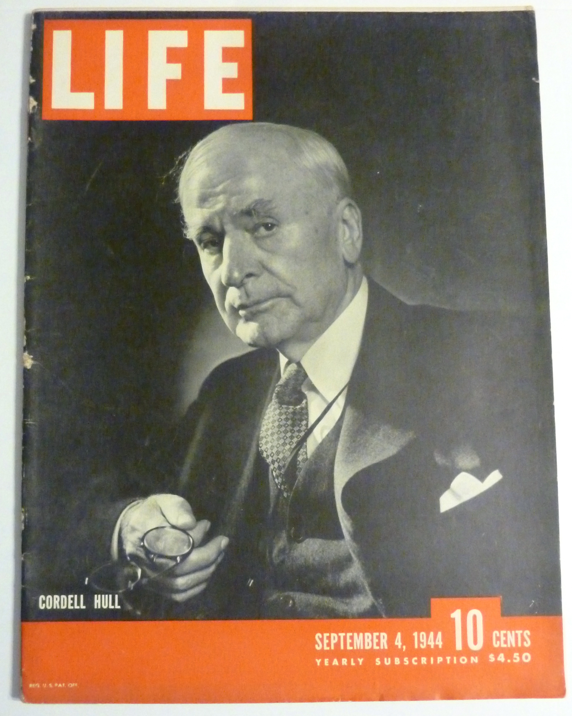 Life Magazine-September 4, 1944-Cordell Hull