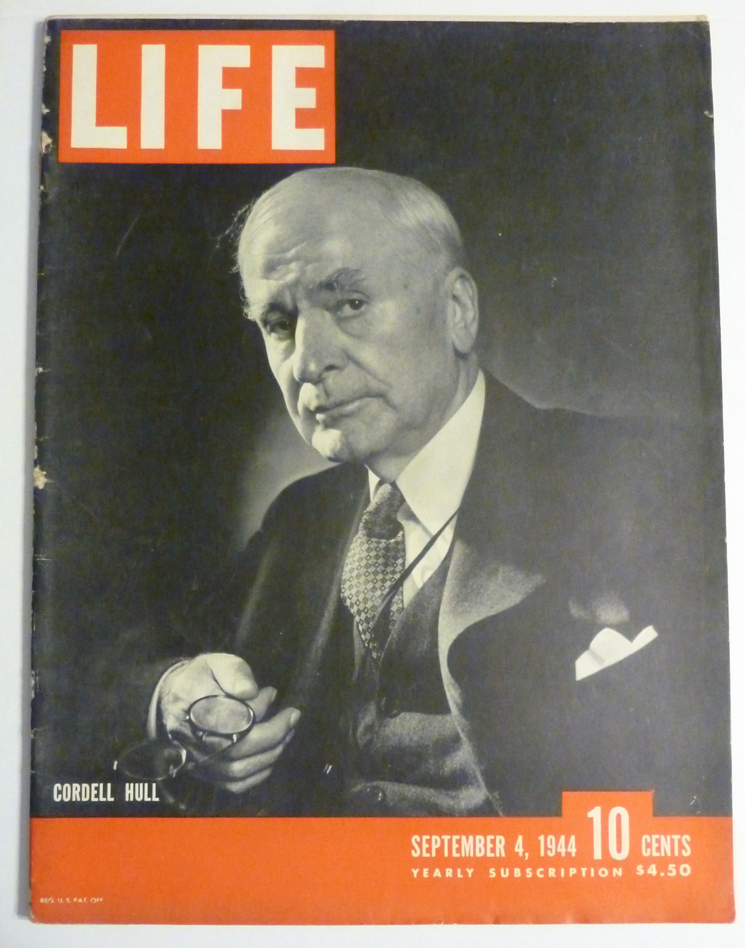 Life Magazine-September 4, 1944-Cordell Hull