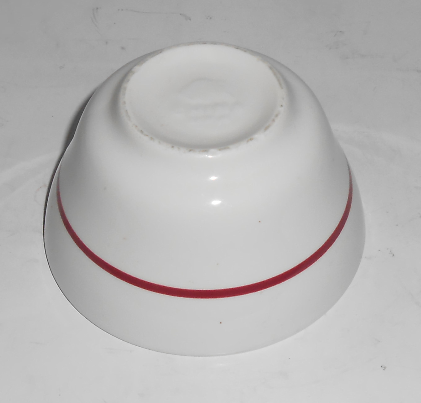 Buffalo Restaurant China Red Band Custard Cup