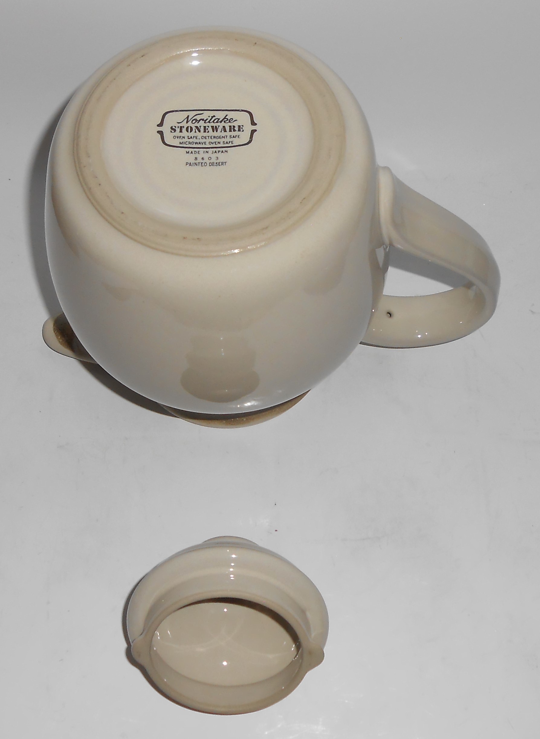 Noritake China Stoneware Painted Desert Coffeepot w/Lid