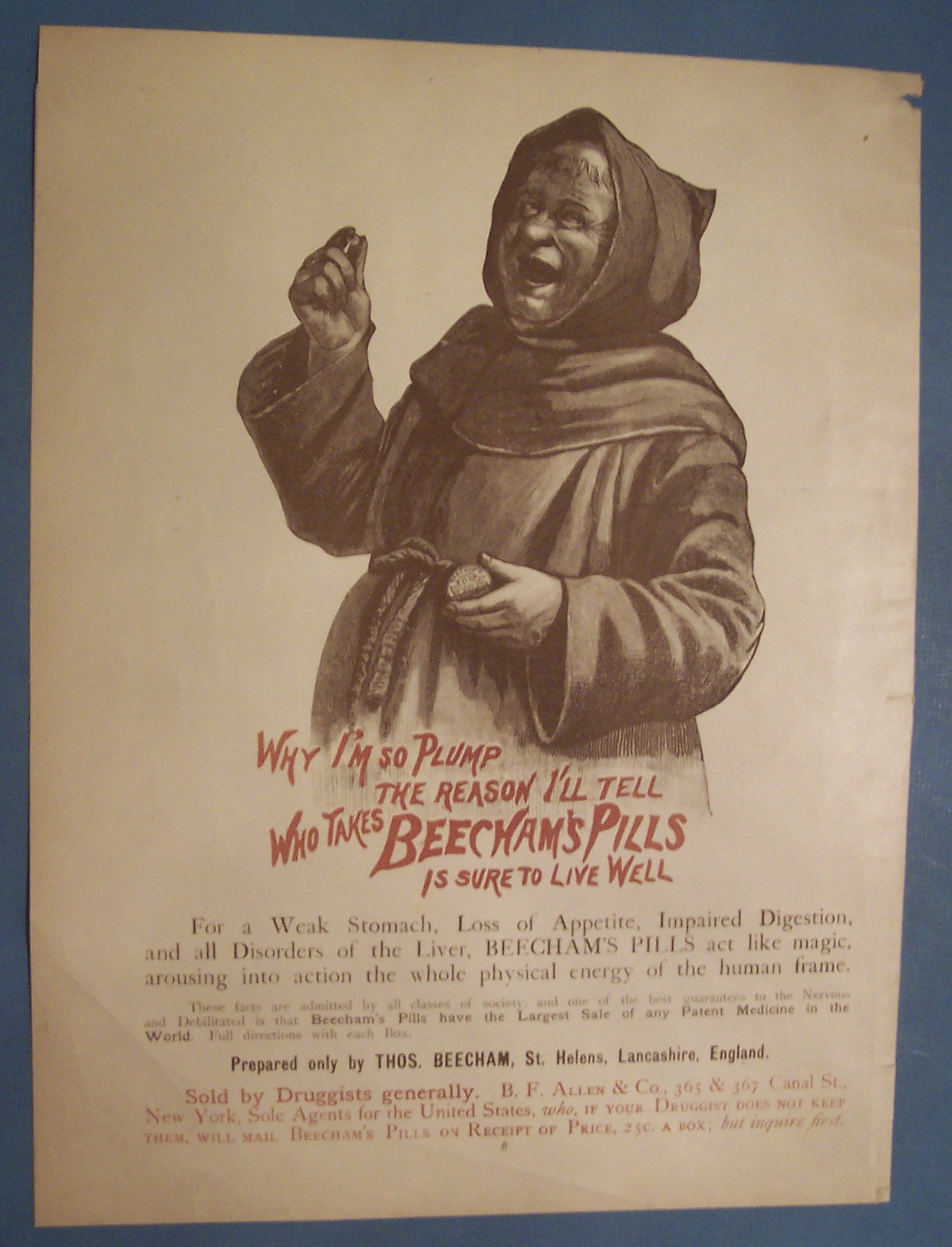 Vintage Ad: 1888 Beecham's Pills