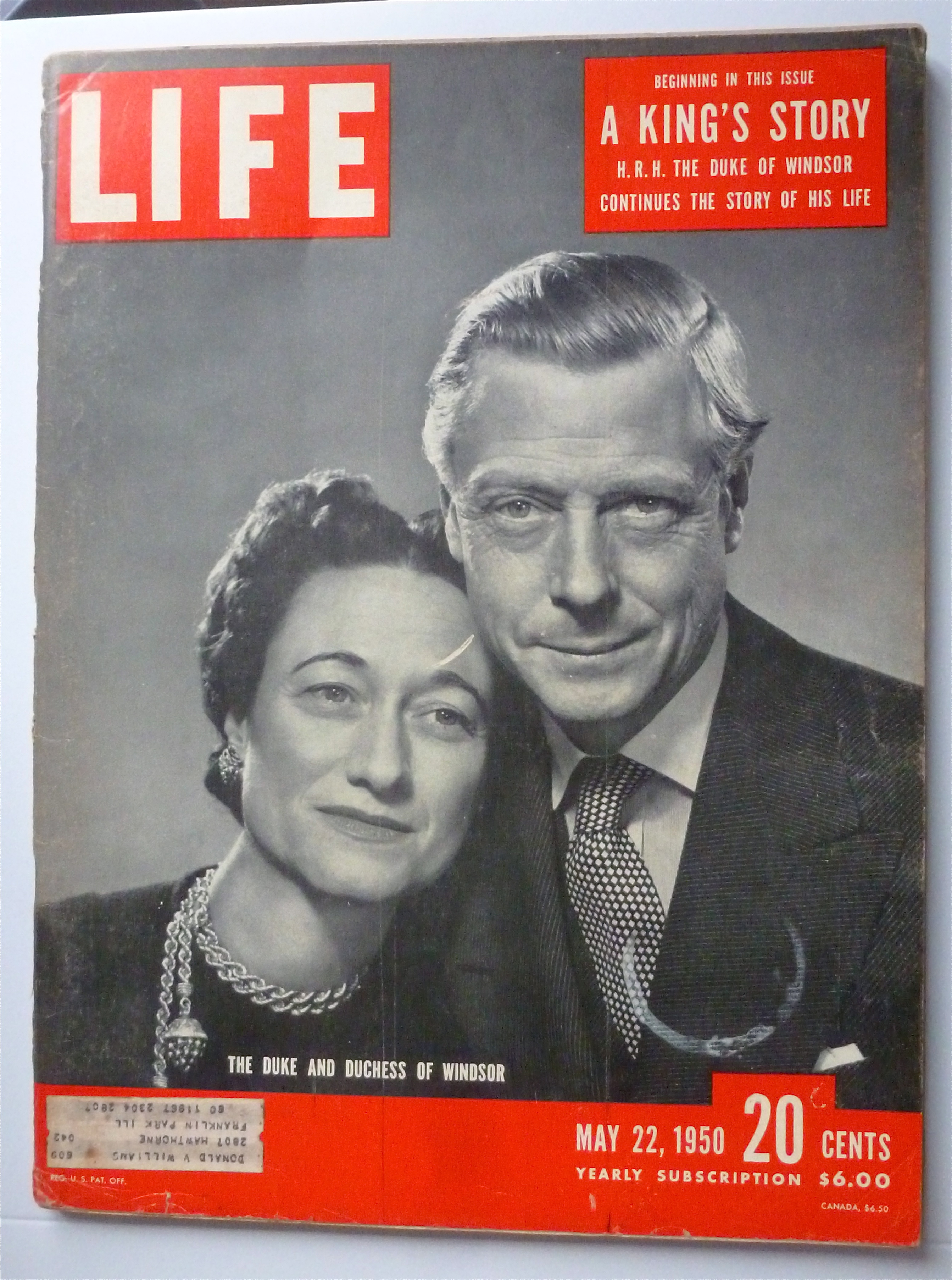Life Magazine May 22, 1950 Duke & Duchess Of Windsor