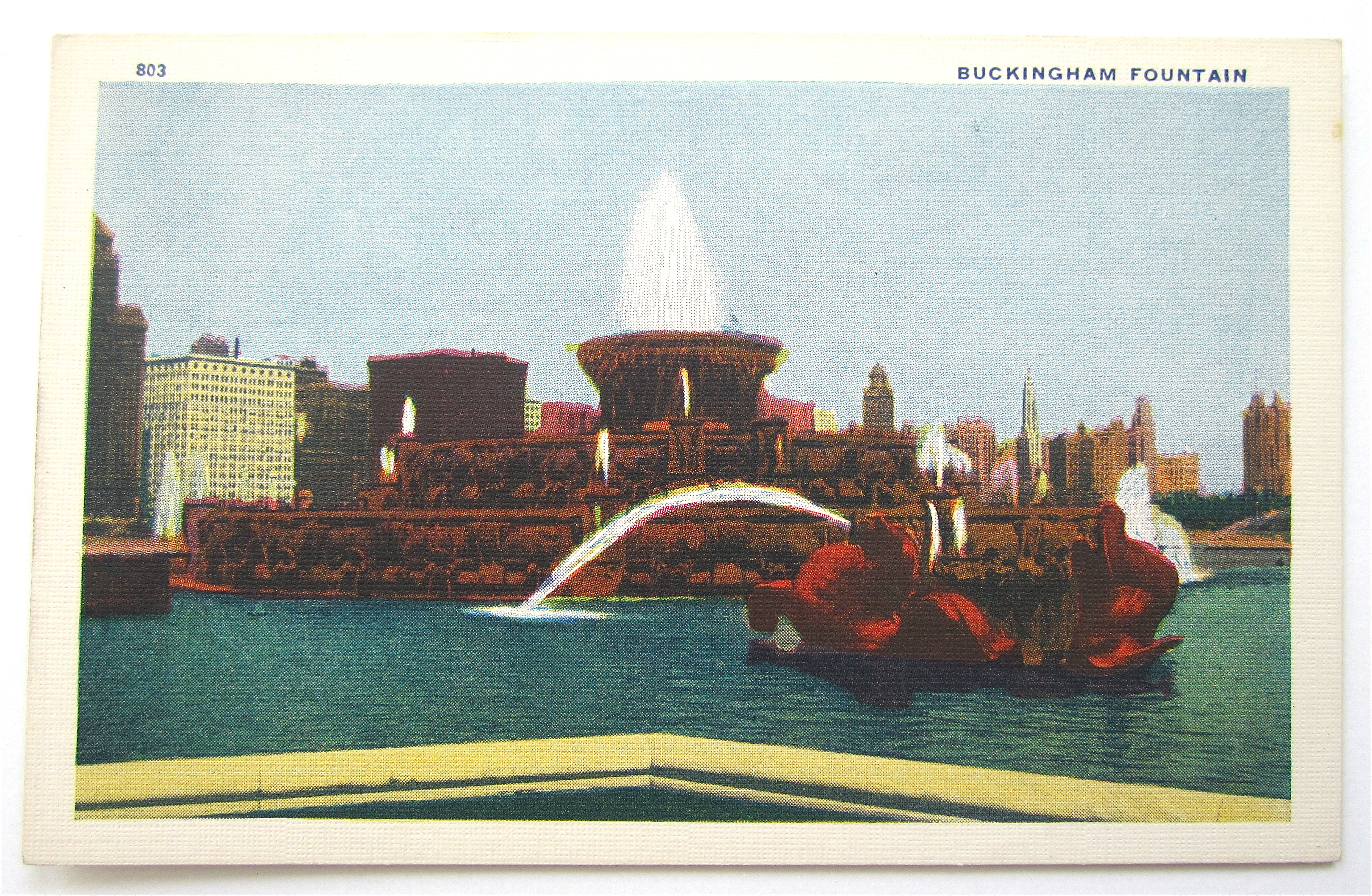 Buckingham Fountain, Chicago World Fair 1933 Postcard