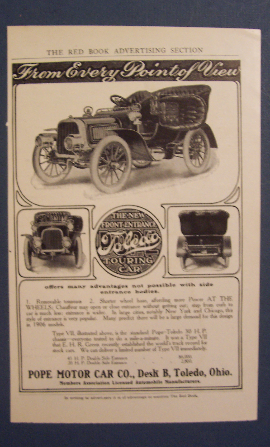 1905  Pope Motor Car Co.