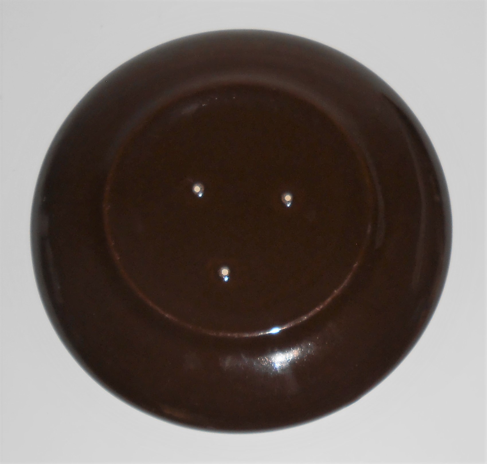 Bauer Pottery Mission Moderne Brown Bread Plate