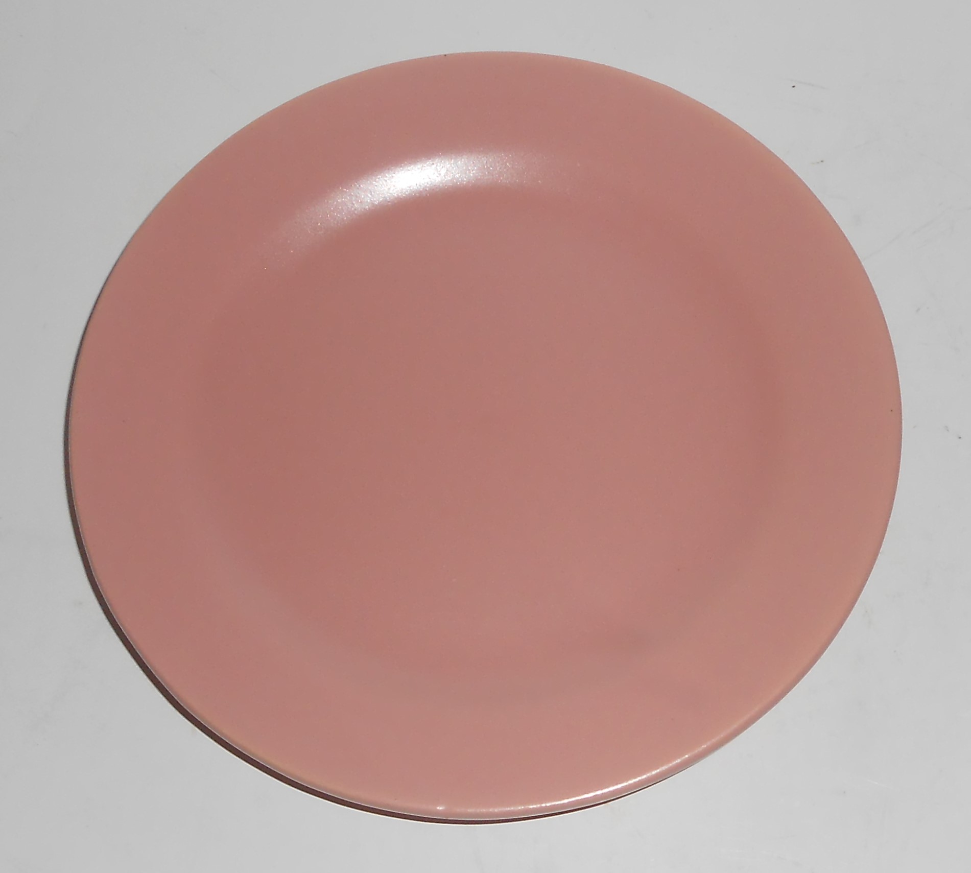 Bauer Pottery La Linda Matte Pink Bread Plate