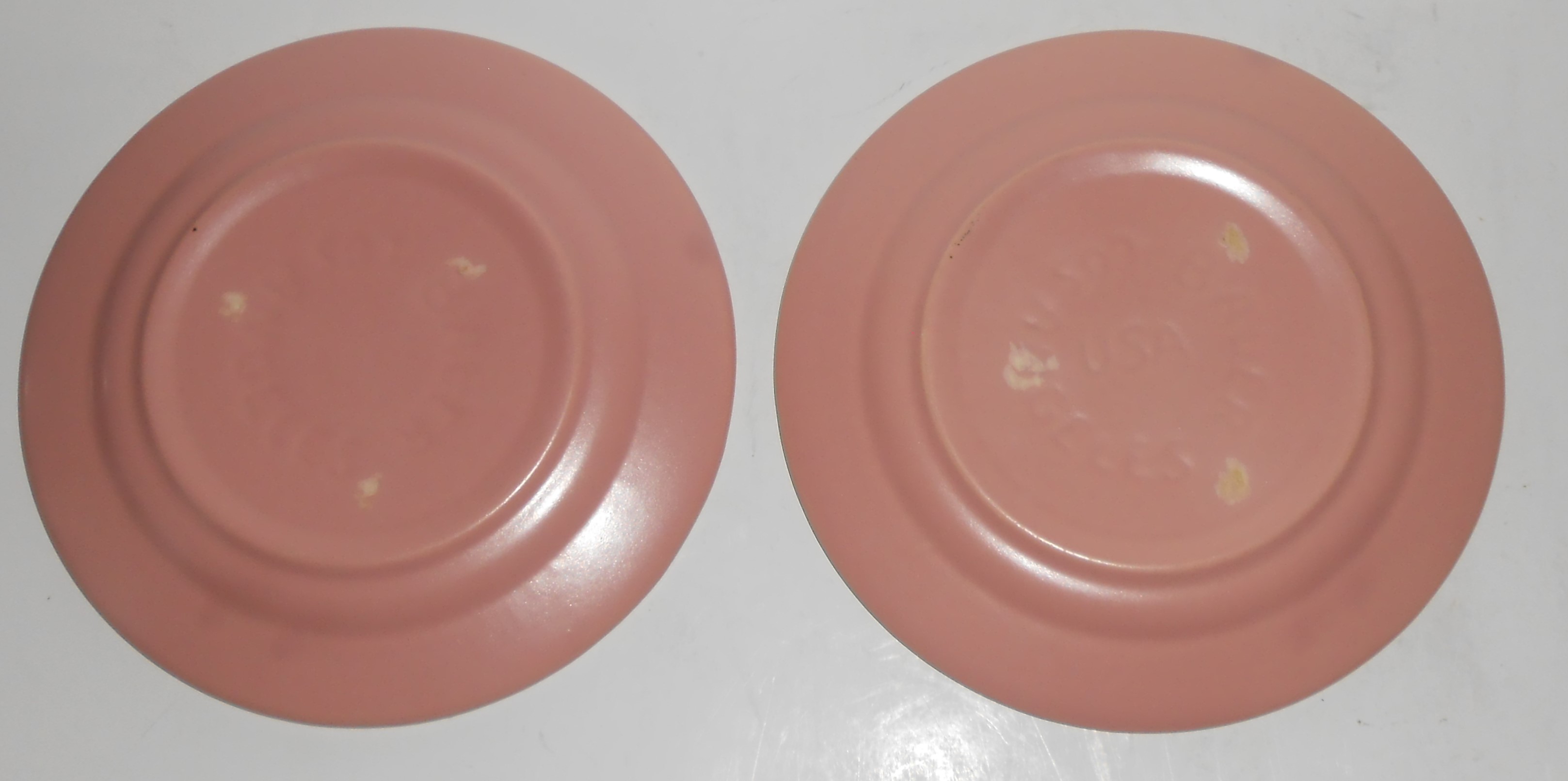 Bauer Pottery La Linda Matte Pink Bread Plate
