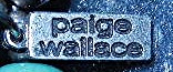 Paige Wallace Sterling Silver  Kingman Turquoise Bracel