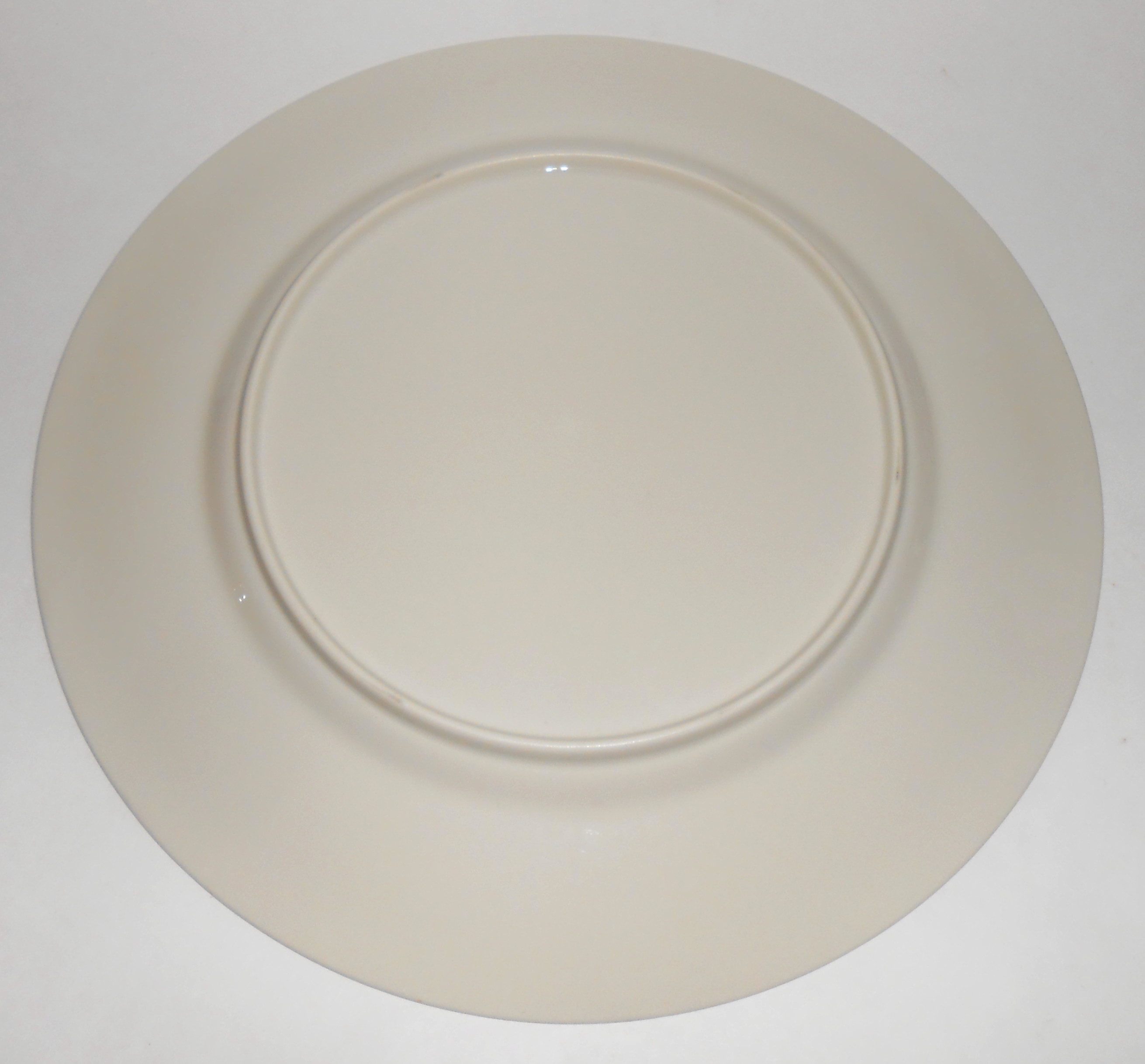 Flintridge China Bon-Lite Grey Dinner Plate!