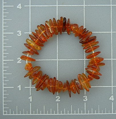 Baltic Amber Honey Color Stretch Bracelets 2