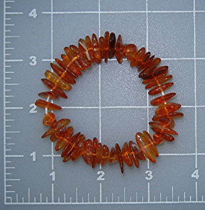 Baltic Amber Honey Color Stretch Bracelets 2
