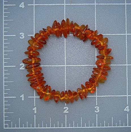 Baltic Amber Honey Color Stretch Bracelets 2
