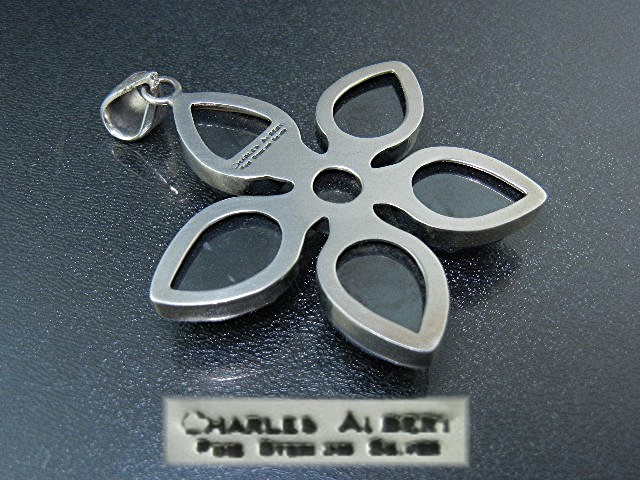 Charles Albert Sterling Silver Hematite Pendant