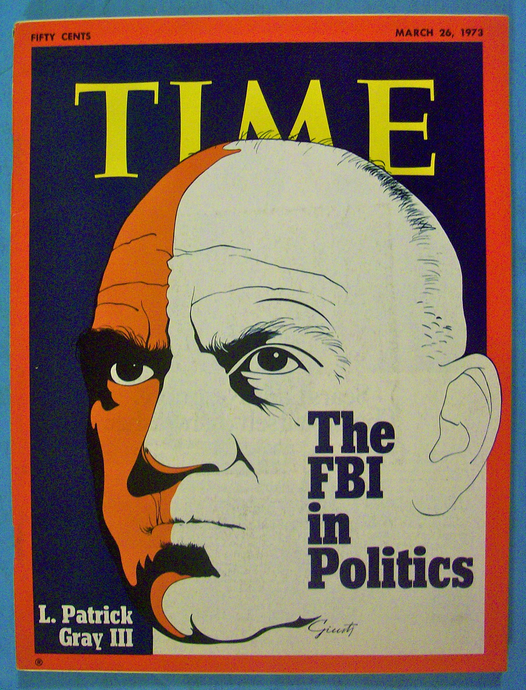 Time Magazine-March 26, 1973-L. Patrick Gray III