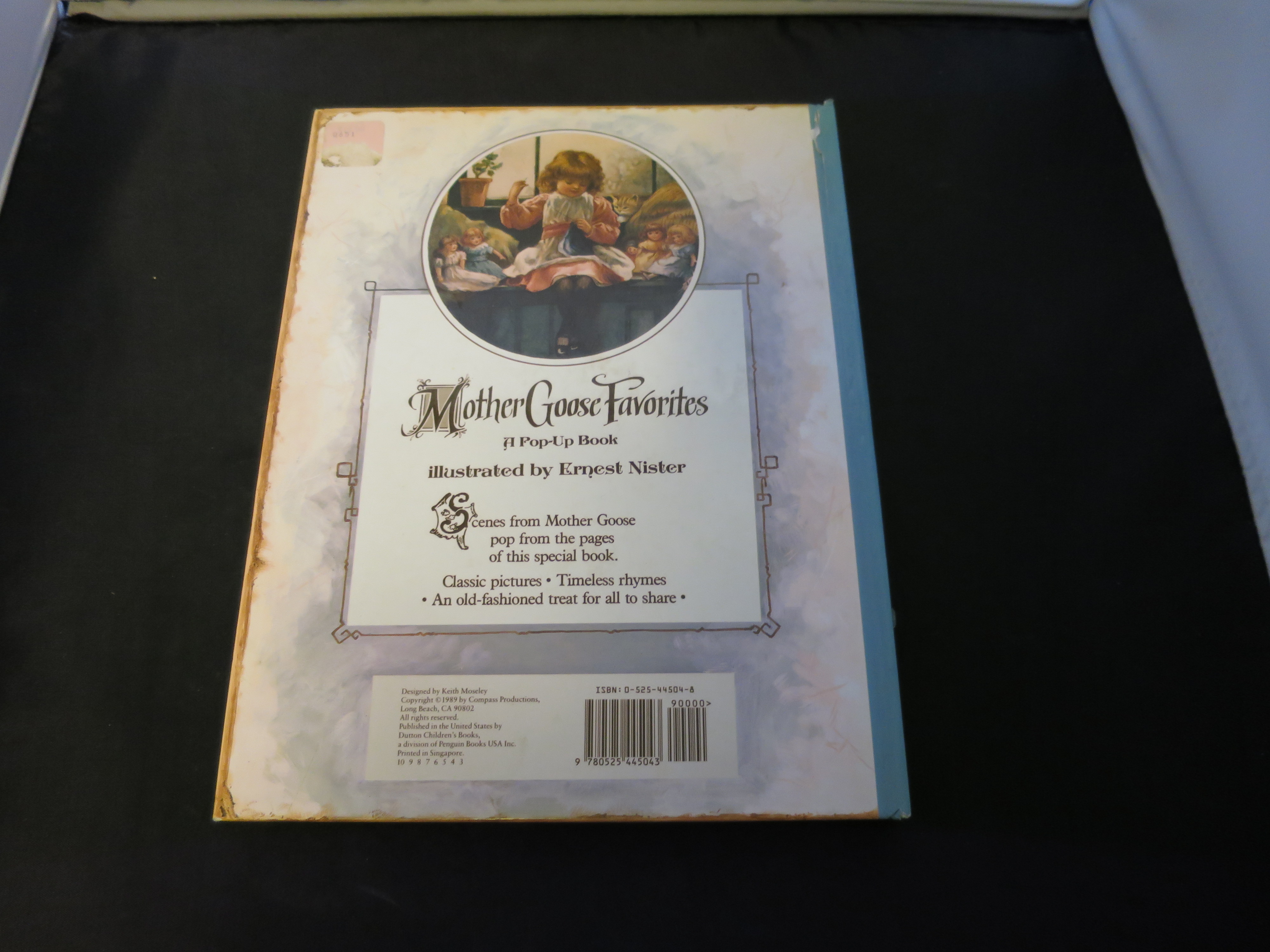 Mother Goose Favorites A pop up book Ernest Nister 1989