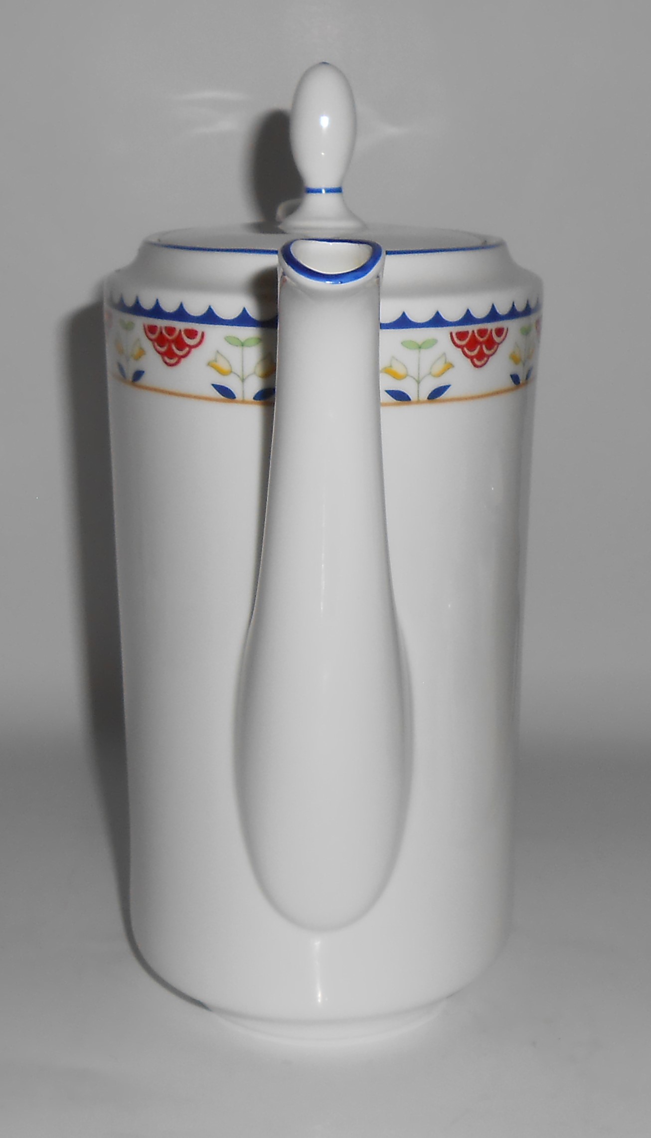 Coalport Bone China Tulip Decorated Coffeepot
