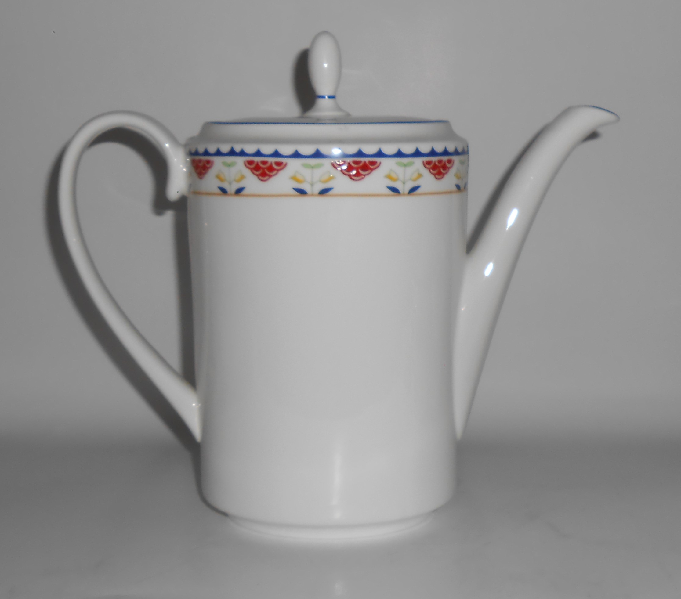 Coalport Bone China Tulip Decorated Coffeepot