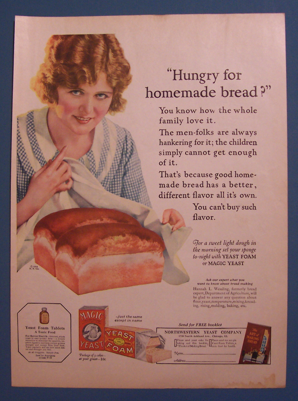 1924 Magic Yeast or Yeast Foam