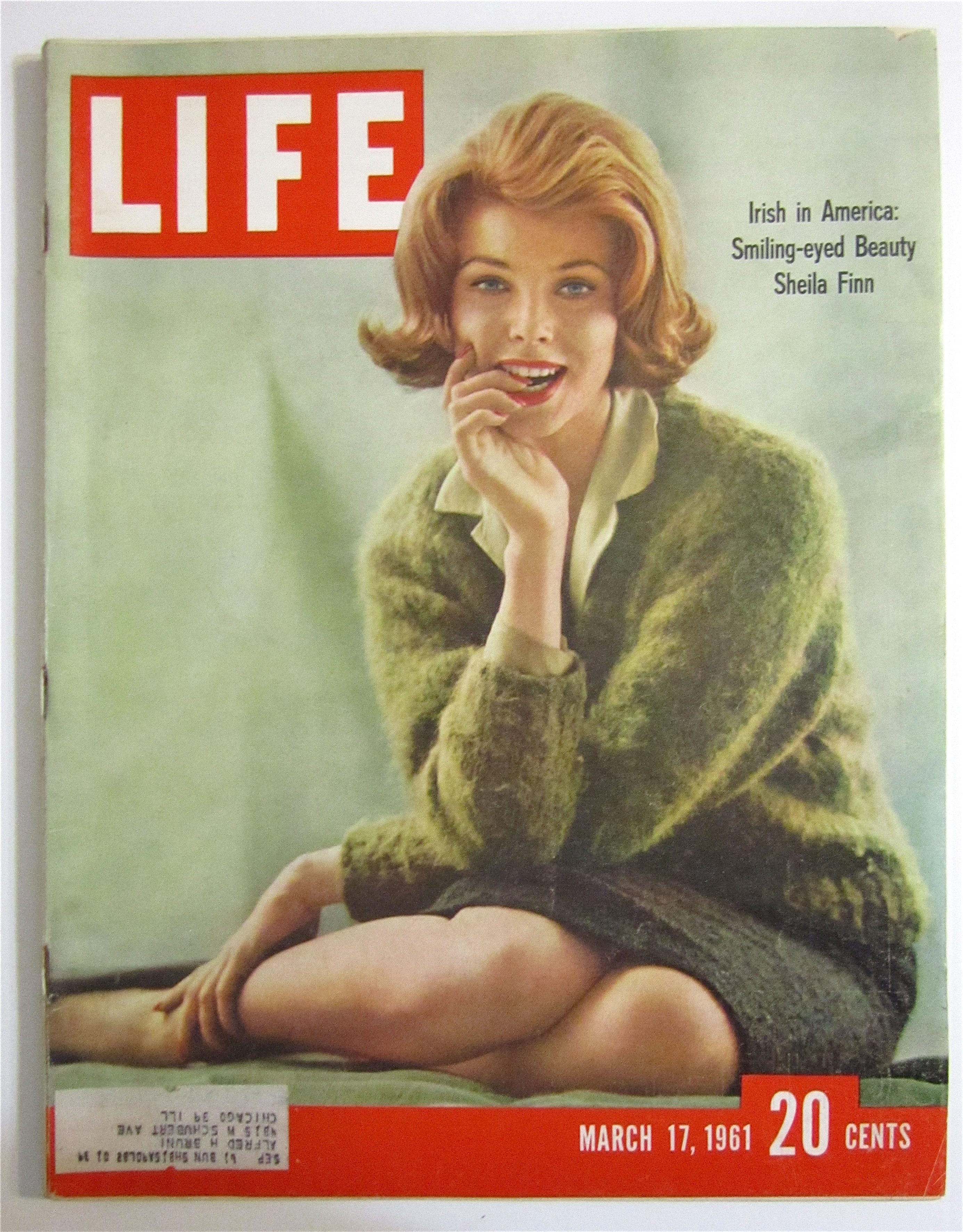 Life Magazine March 17, 1961 Sheila Finn