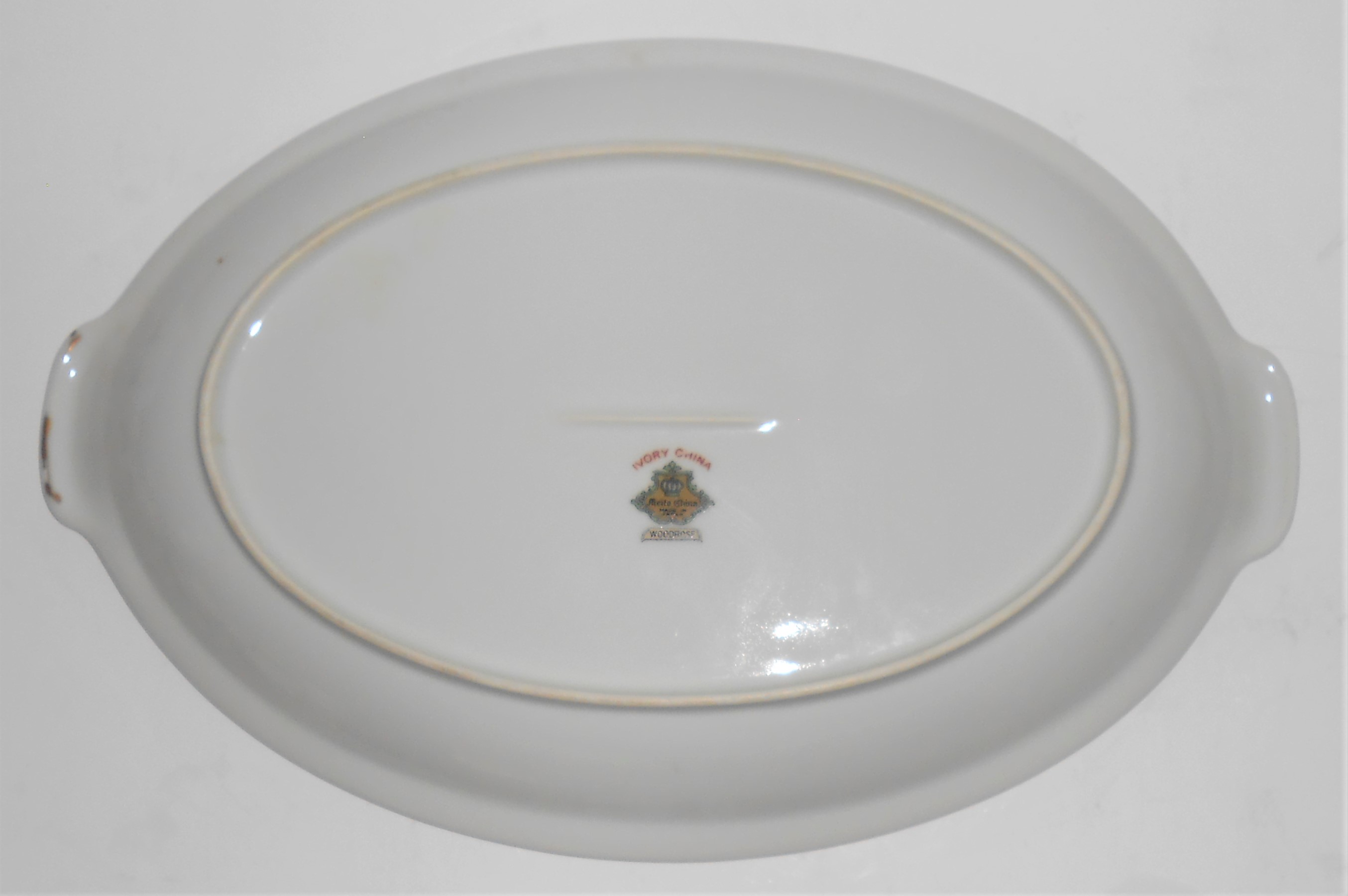 Meito China Porcelain Japan Woodrose Platter
