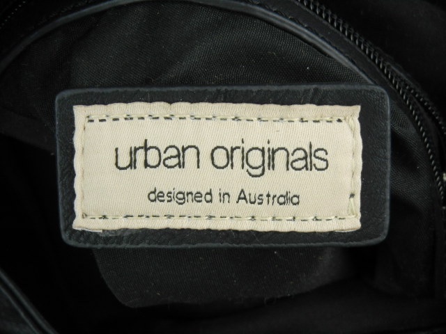 Australia Black Leather Urban Originals Fringed  Bag