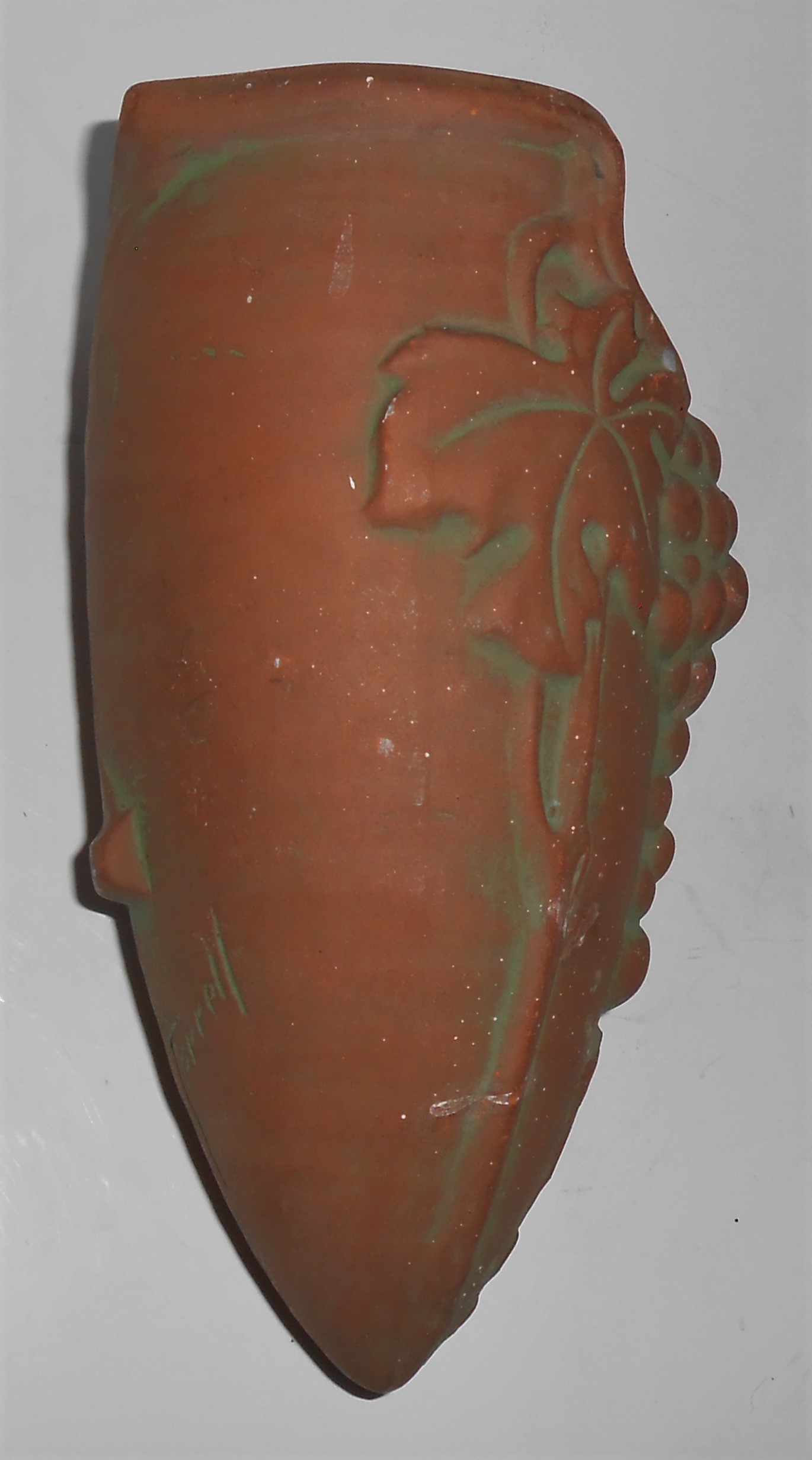 Peters And Reed Art Pottery Moss Aztec Leaves & Grapes