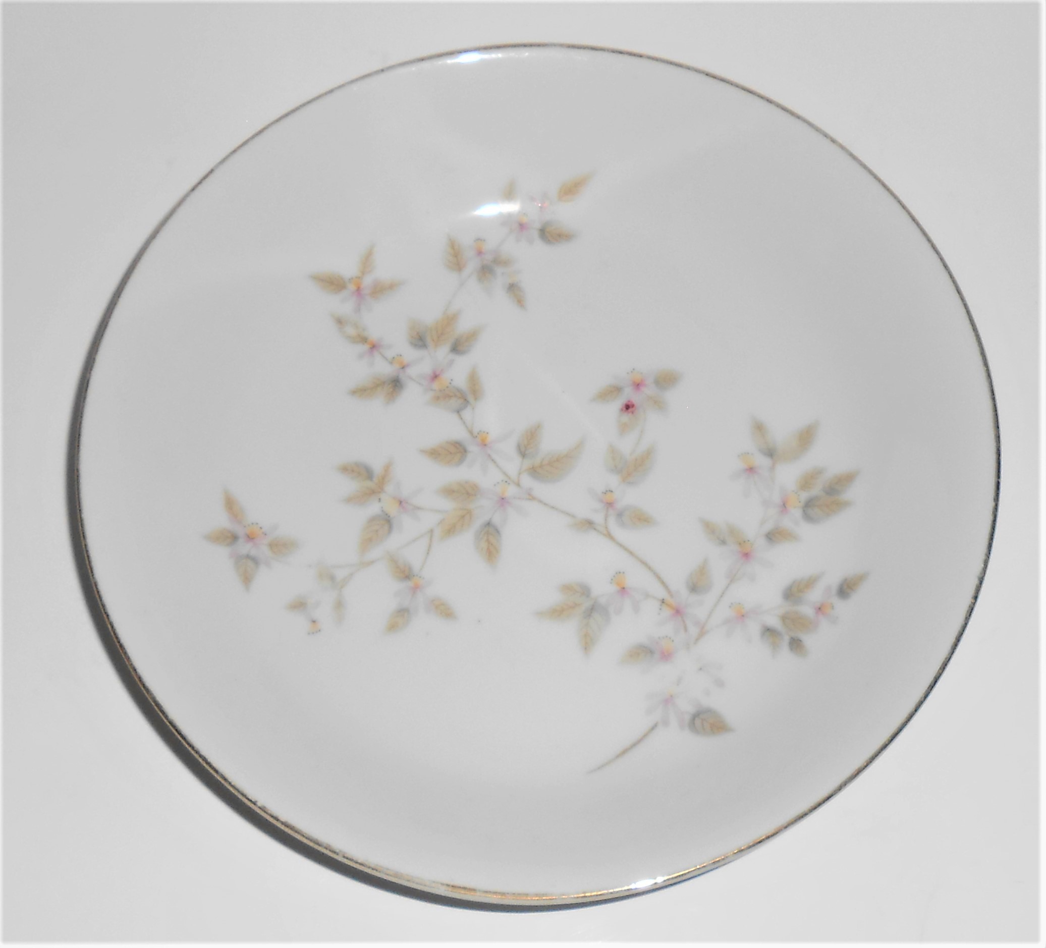 Mitake China Pottery Pink/Lavender Yellow Floral Soup
