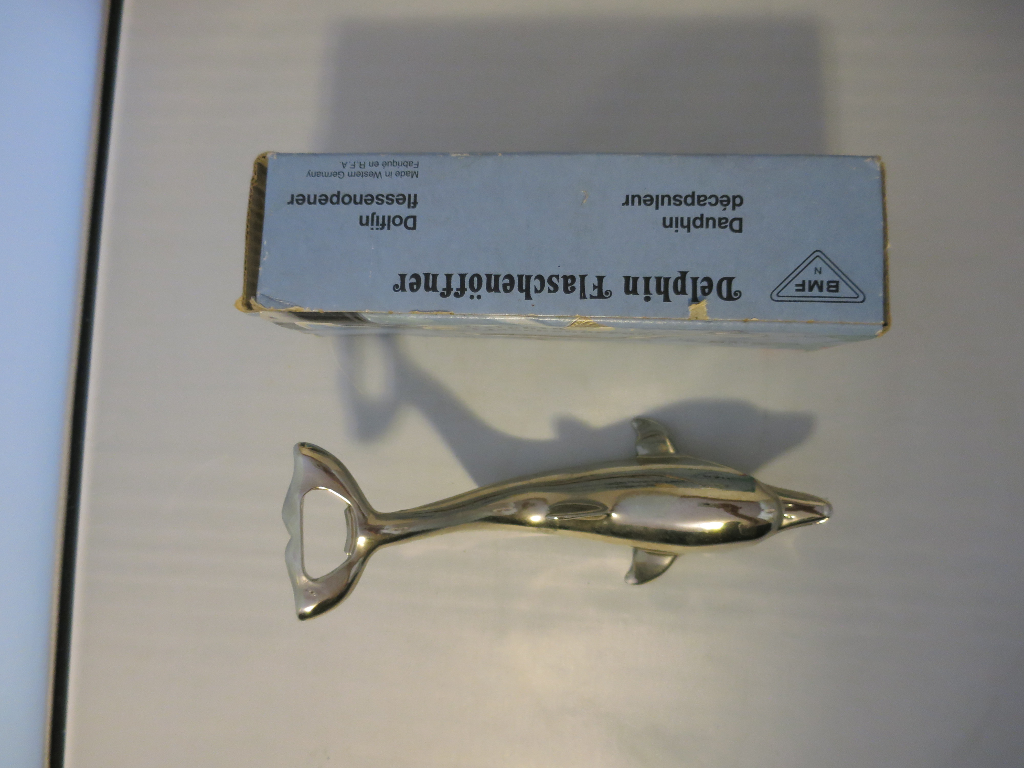 Delphin Flaschenoffner Dolphin Bottle Opener Western Germany