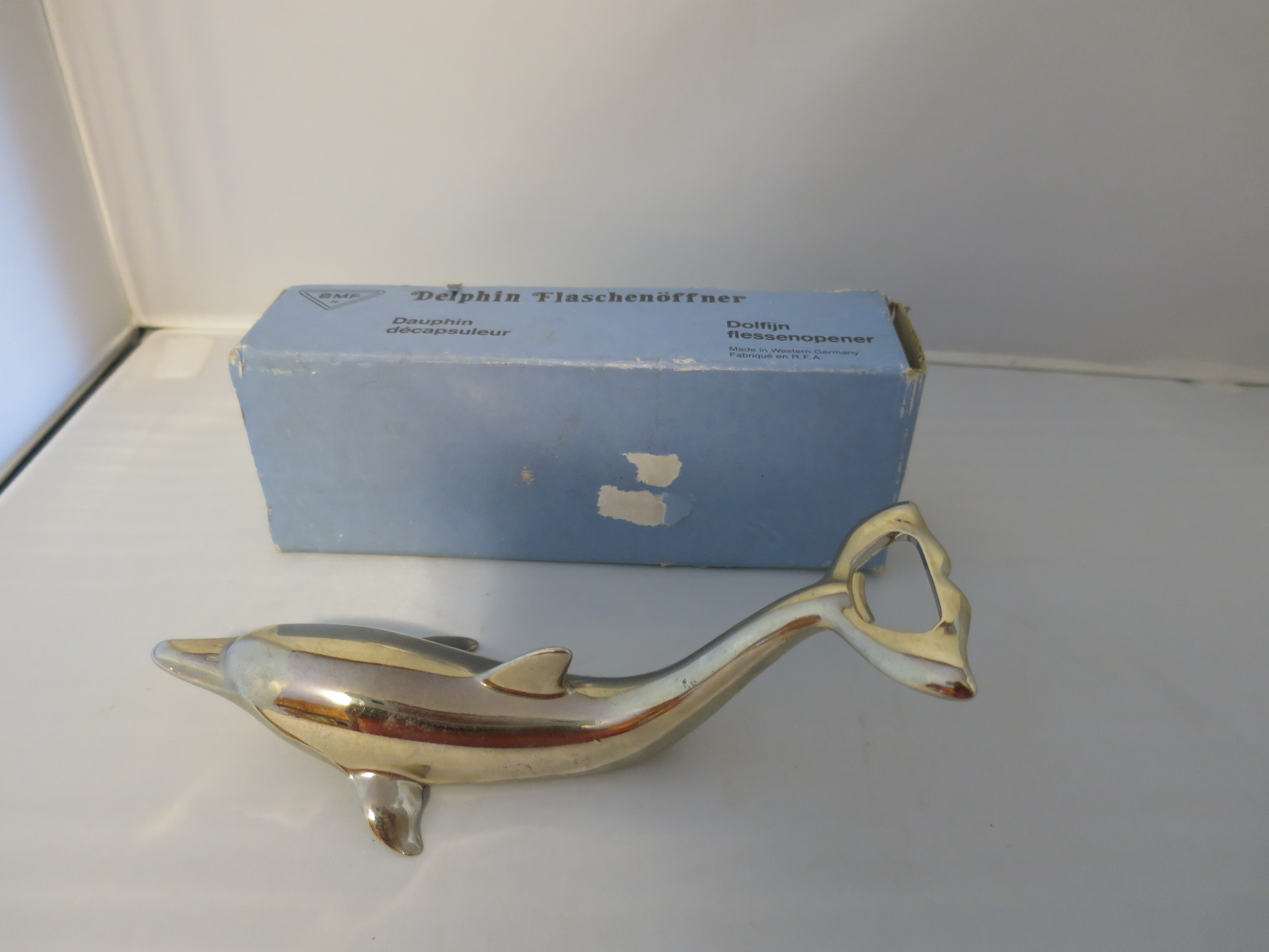 Delphin Flaschenoffner Dolphin Bottle Opener Western Germany