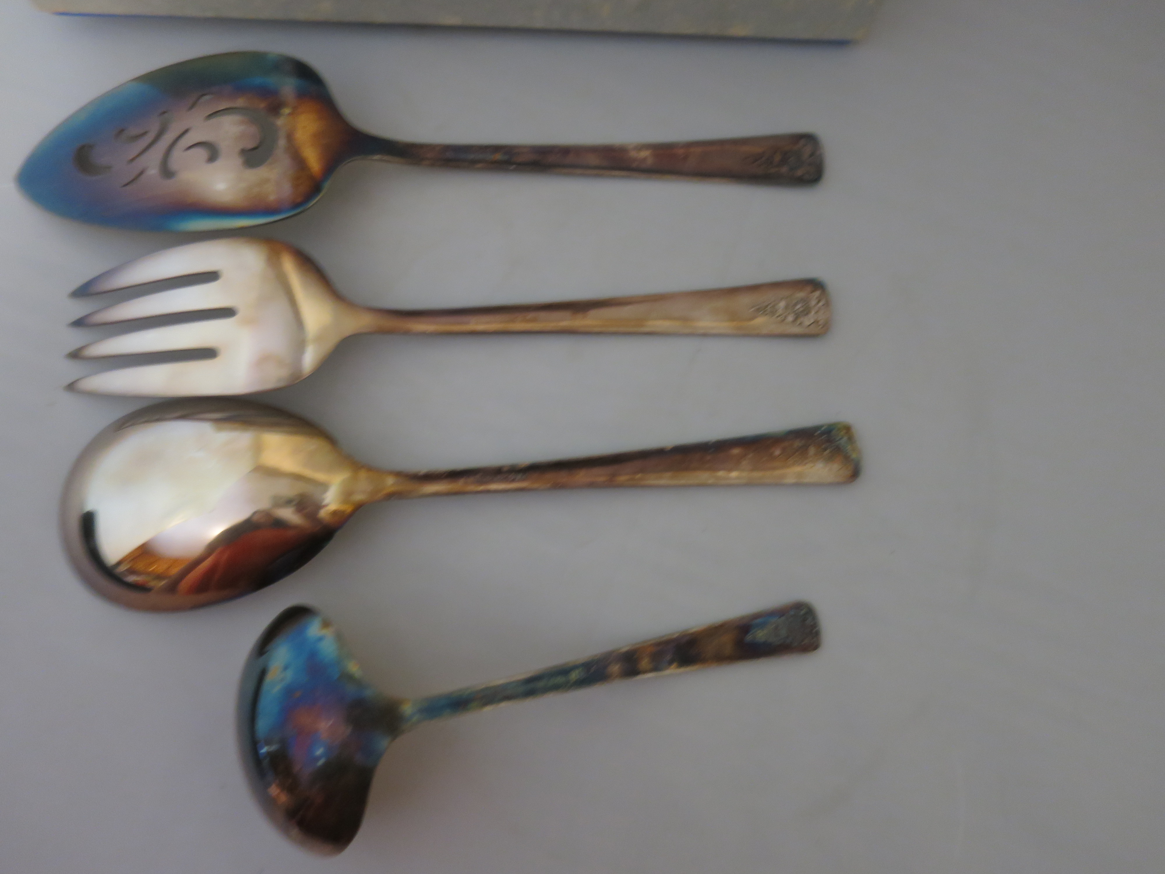 Wm Rogers Spring Charm 4 pc Hostess Set International Silver
