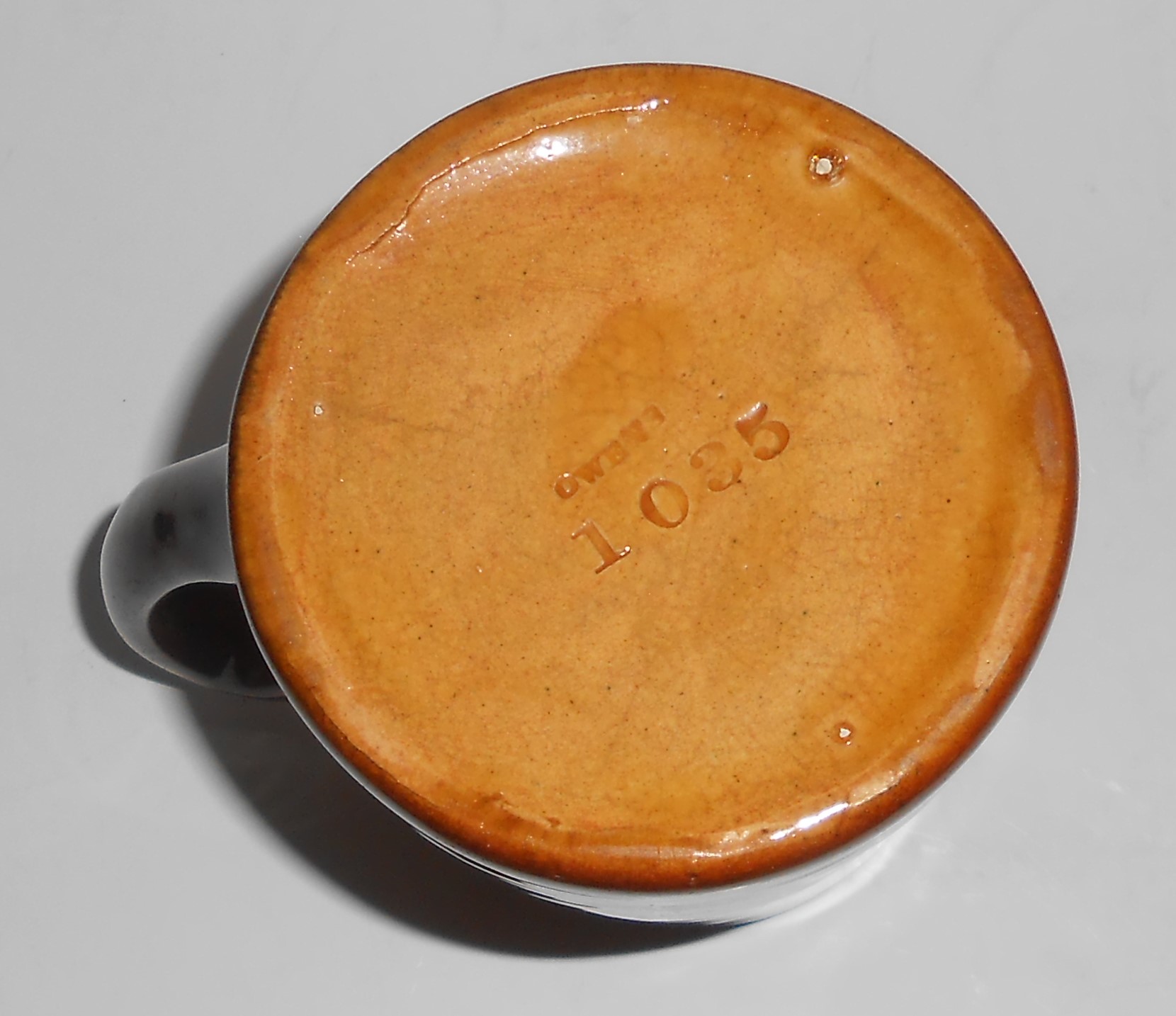 Owens Art Pottery Utopian Grape Decorated Mug