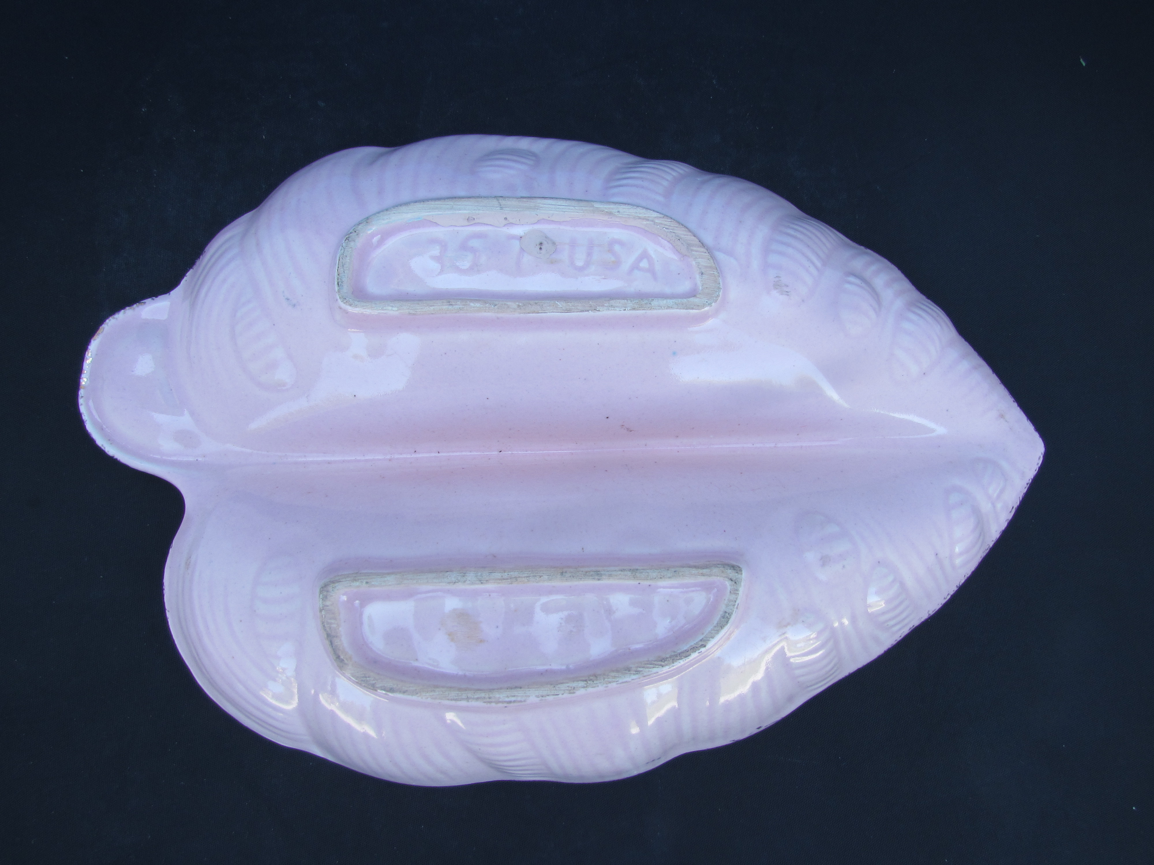 California Pottery Divided Dish number 357 circa 1960s