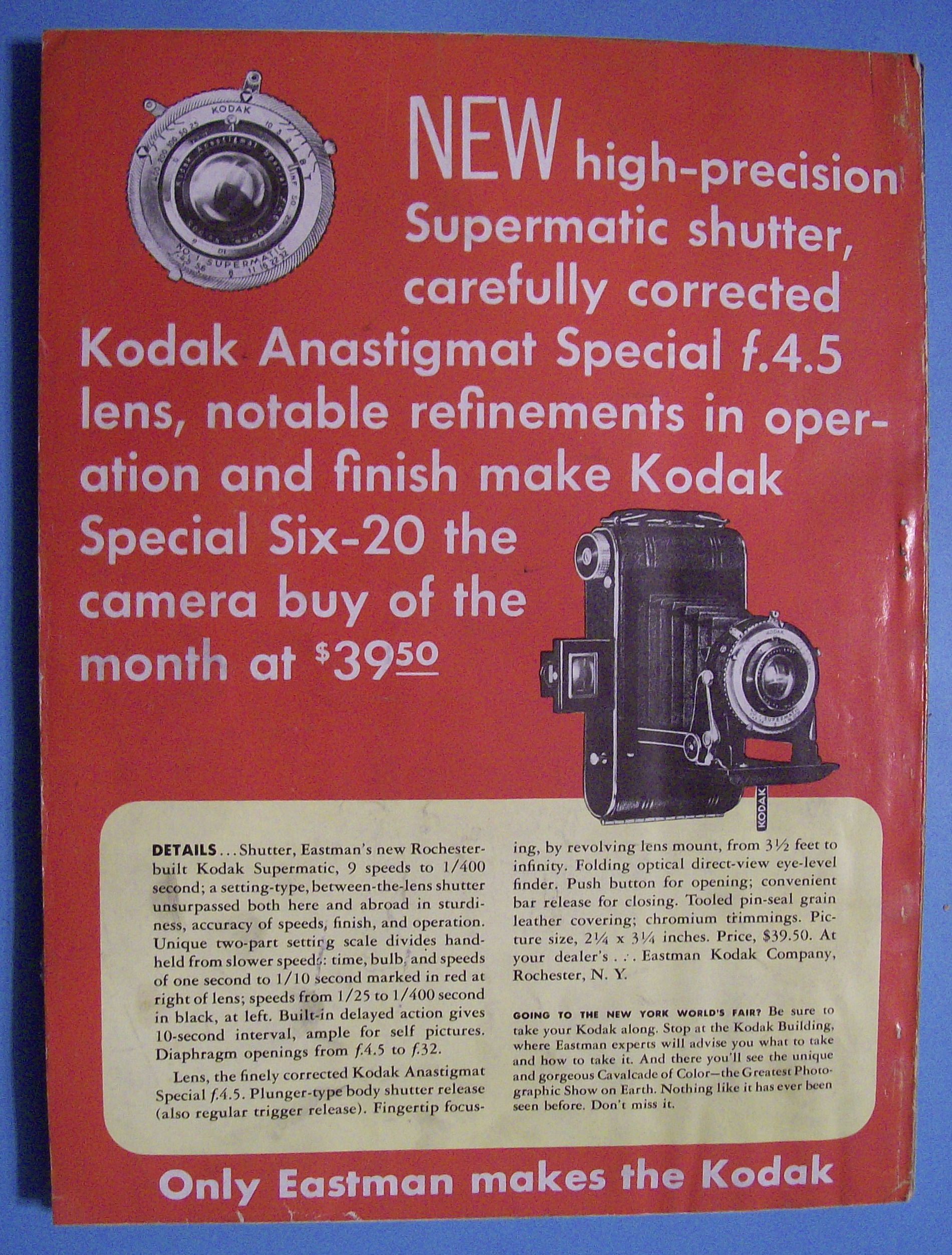 Popular Photography Magazine - August 1939